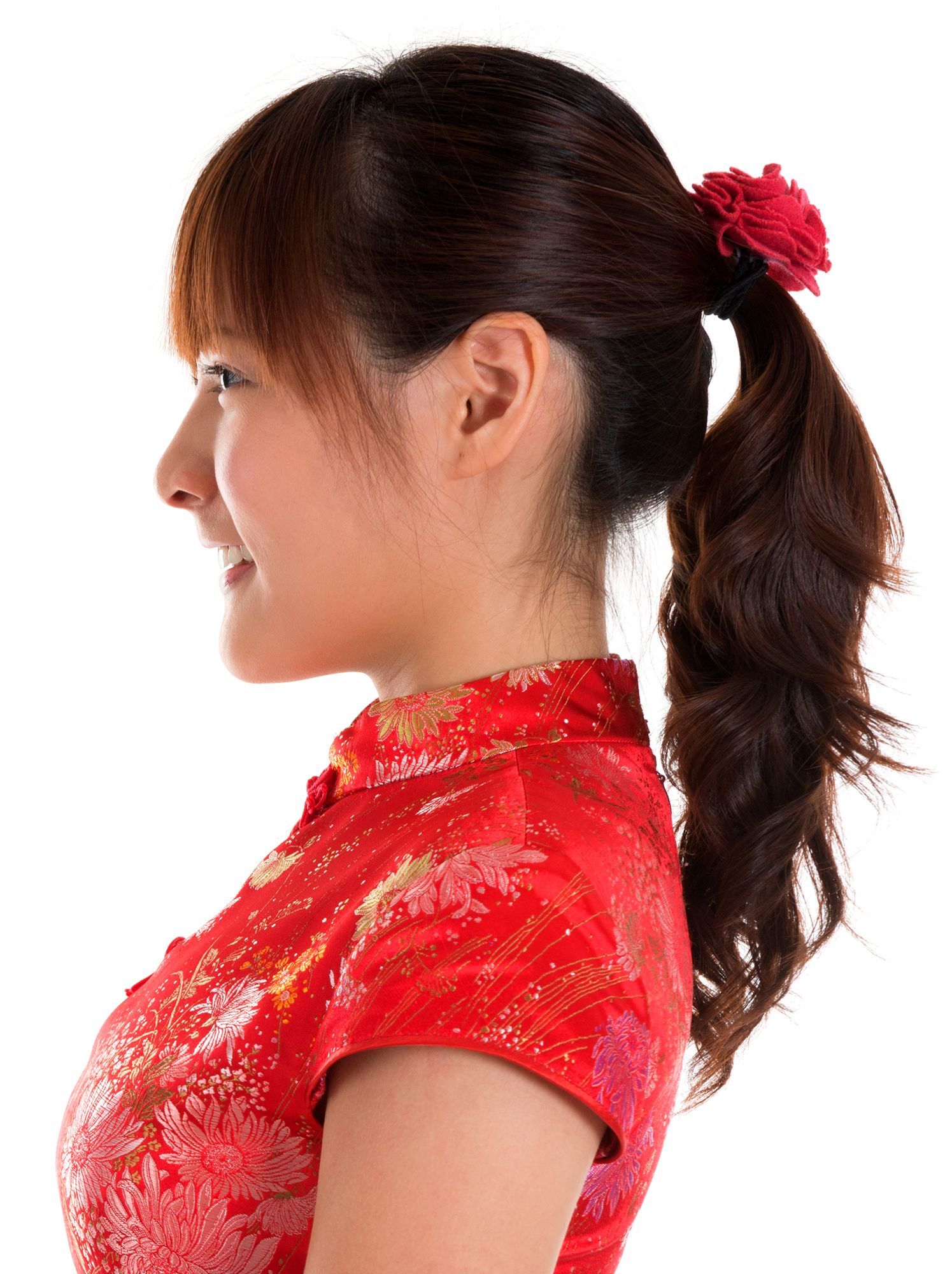 ทรงผมหางม้าสูง (Credit : Shutterstock)