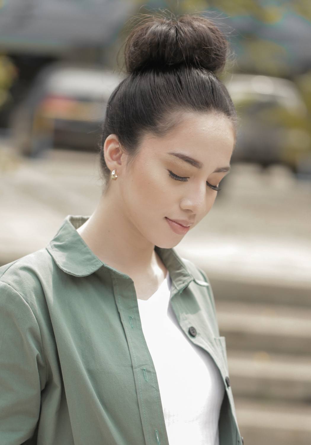 ผมดังโงะสูงๆ (Credit: Natasha Estelle)