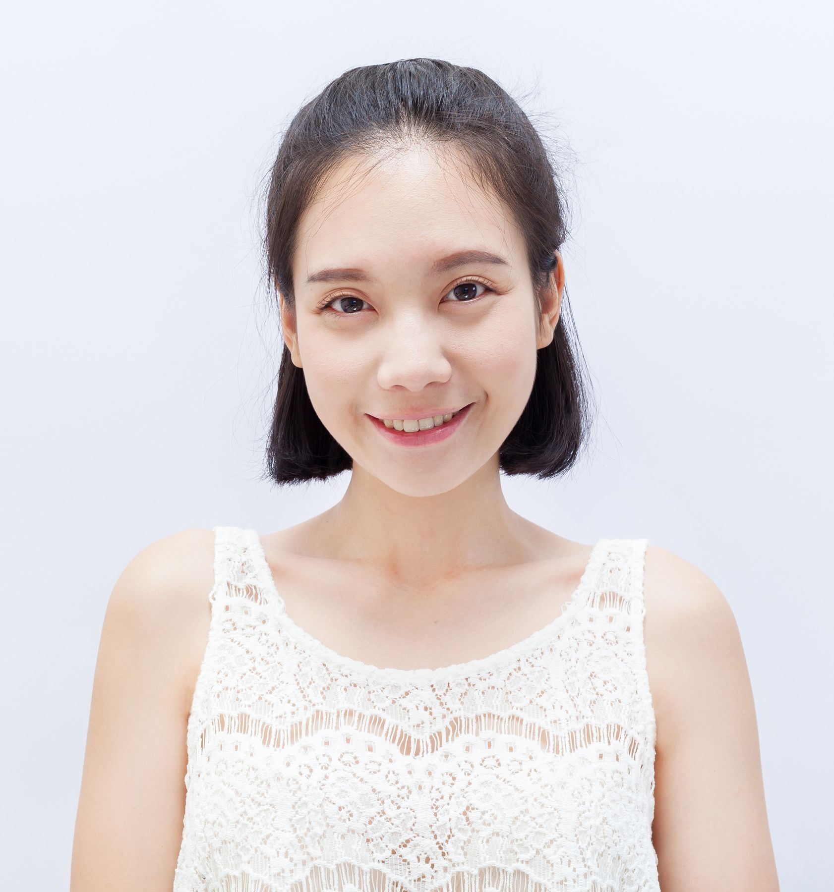 ทรงผมสั้นสำหรับหน้ารูปไข่ (Credit : Shutterstock)