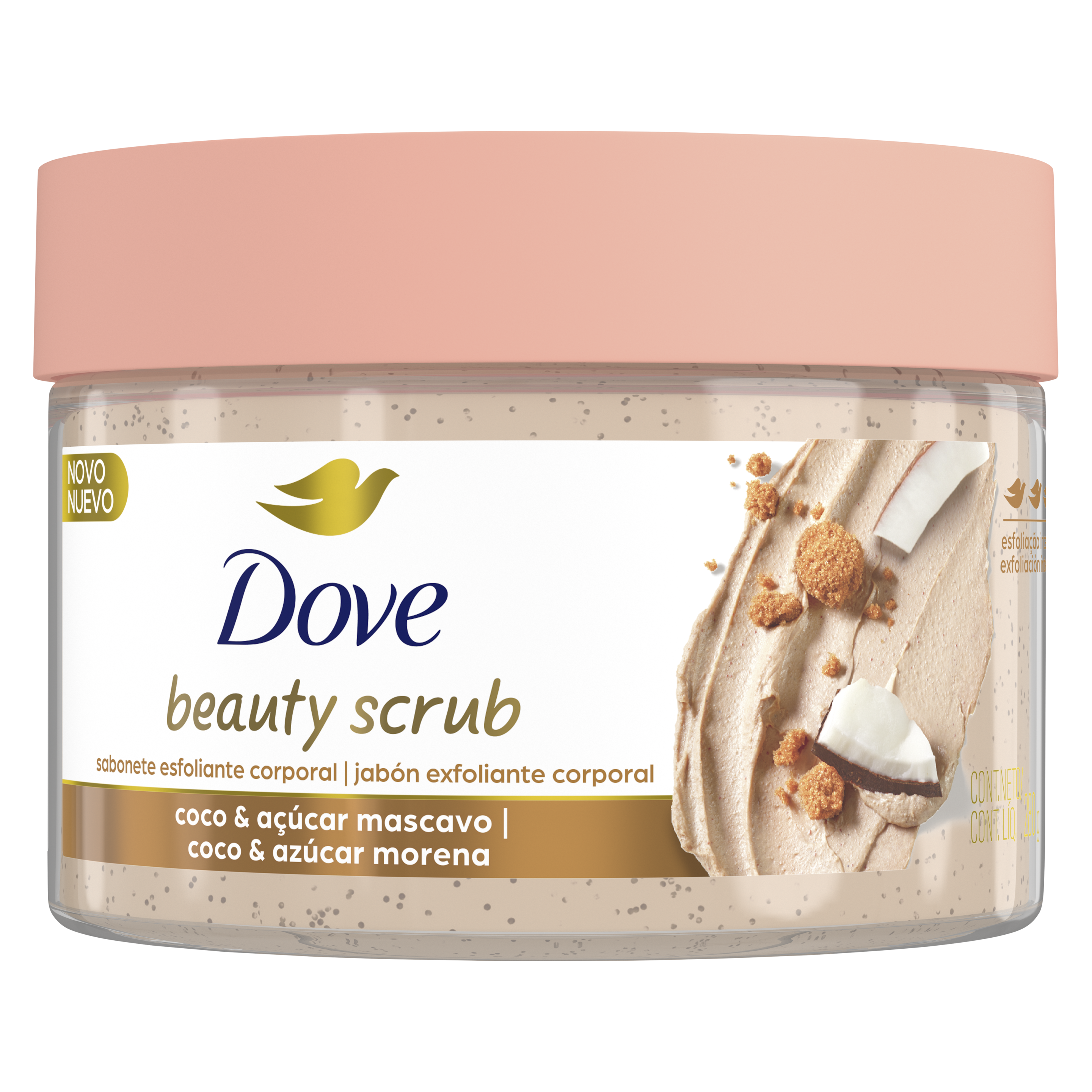 Dove Beauty Scrub Coco e Açúcar Mascavo