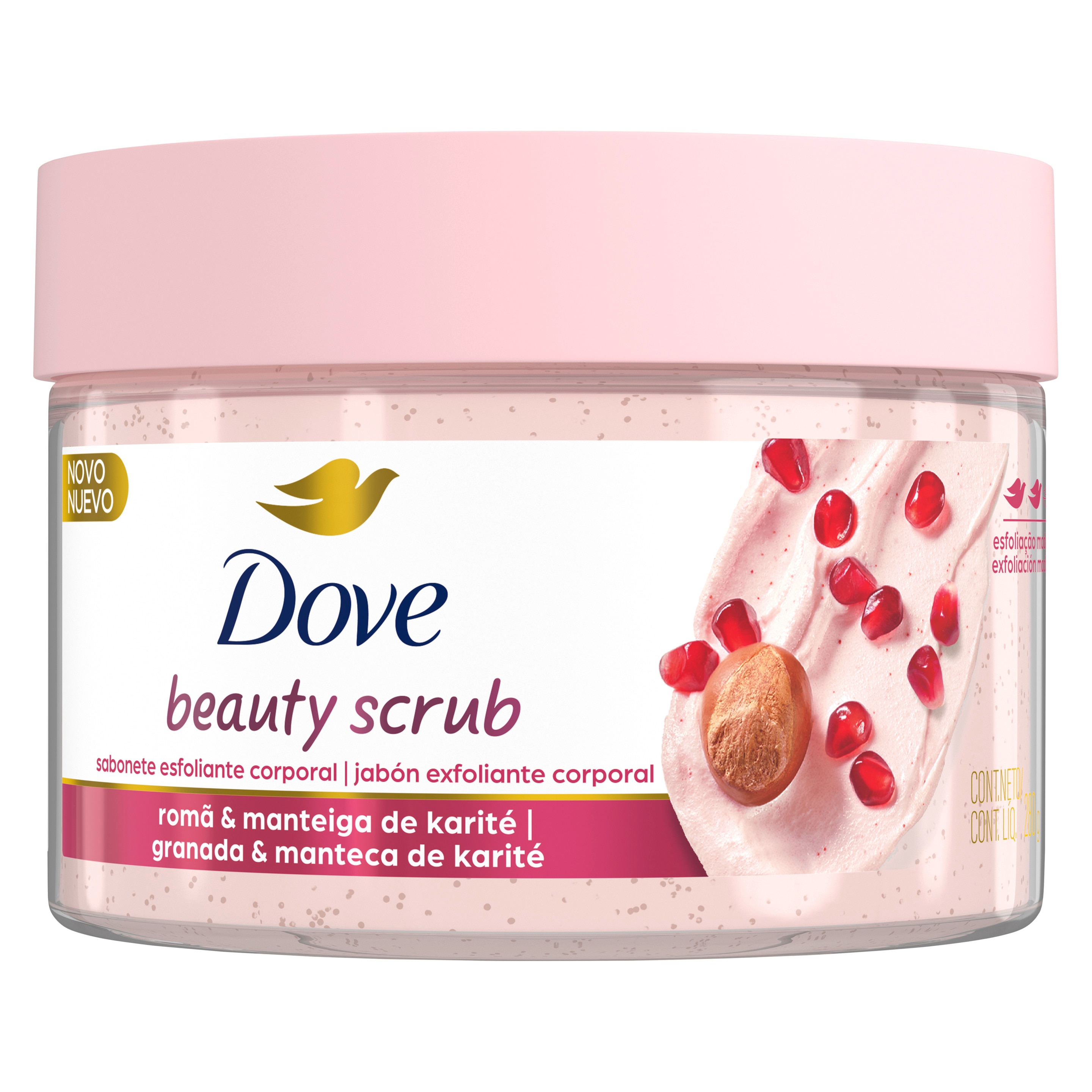 Dove Exfoliante Corporal Coco y Azúcar morena 280gr packshot