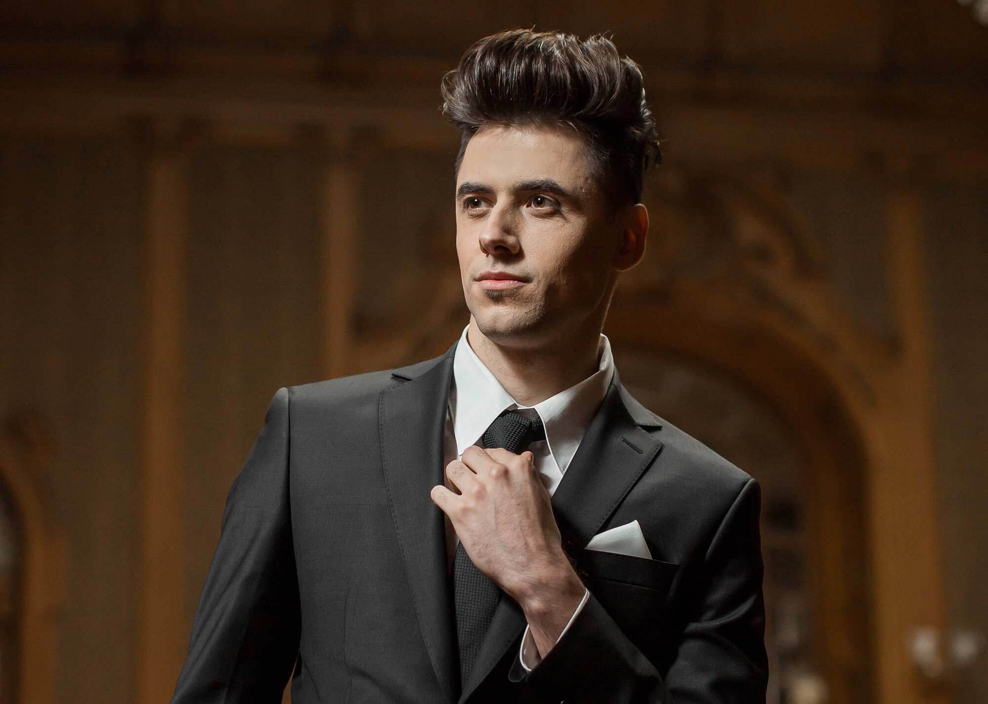 ทรงผมวินเทจชายสั้น