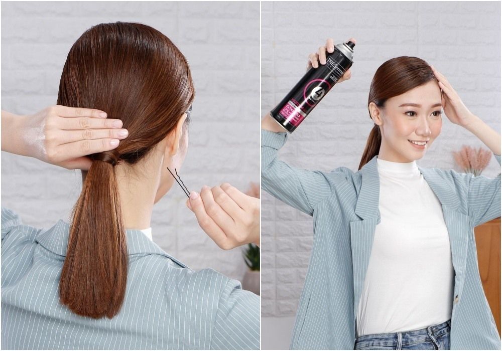 ผู้หญิงเอเชีย ผมยาวประบ่า สีน้ำตาลเข้ม