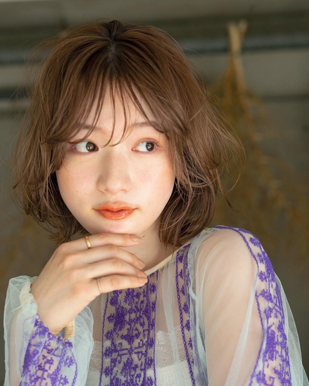 ผู้หญิงเอเชีย ไว้ผมสั้น ผมบ๊อบประบ่า สำหรับคนหน้ากลม