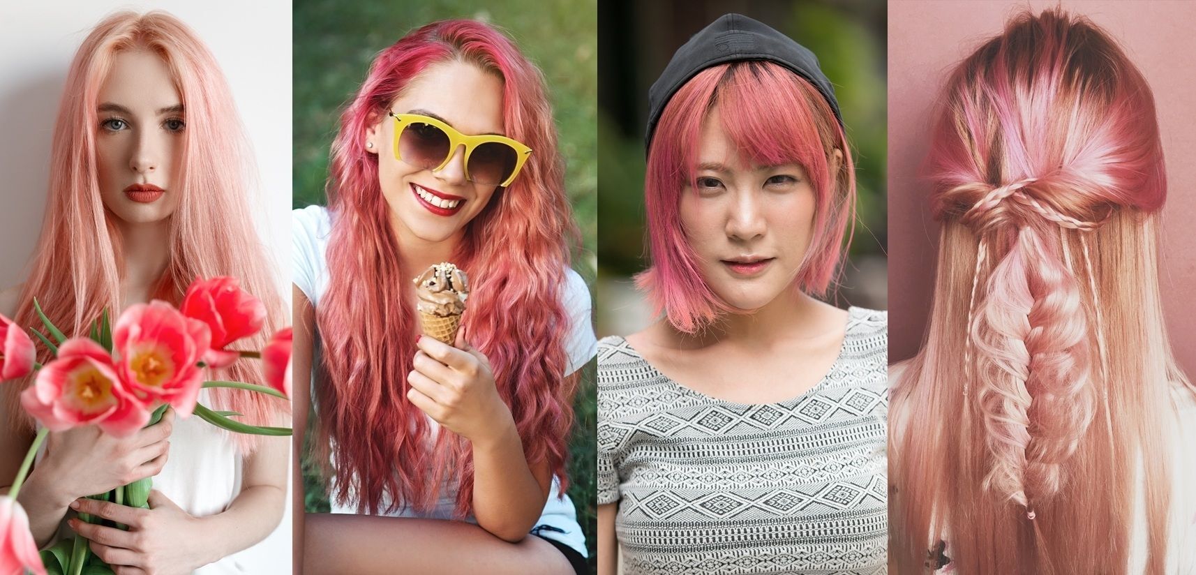 สีผม Living Coral Pantone 2019