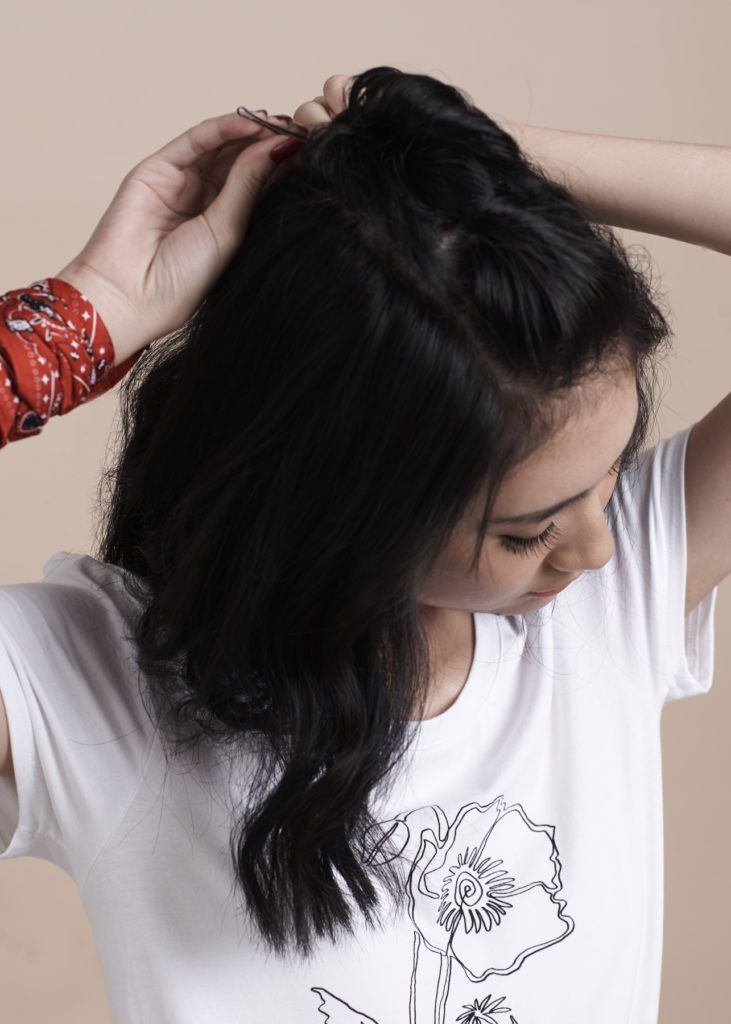 ทรงผม Faux Hawk 