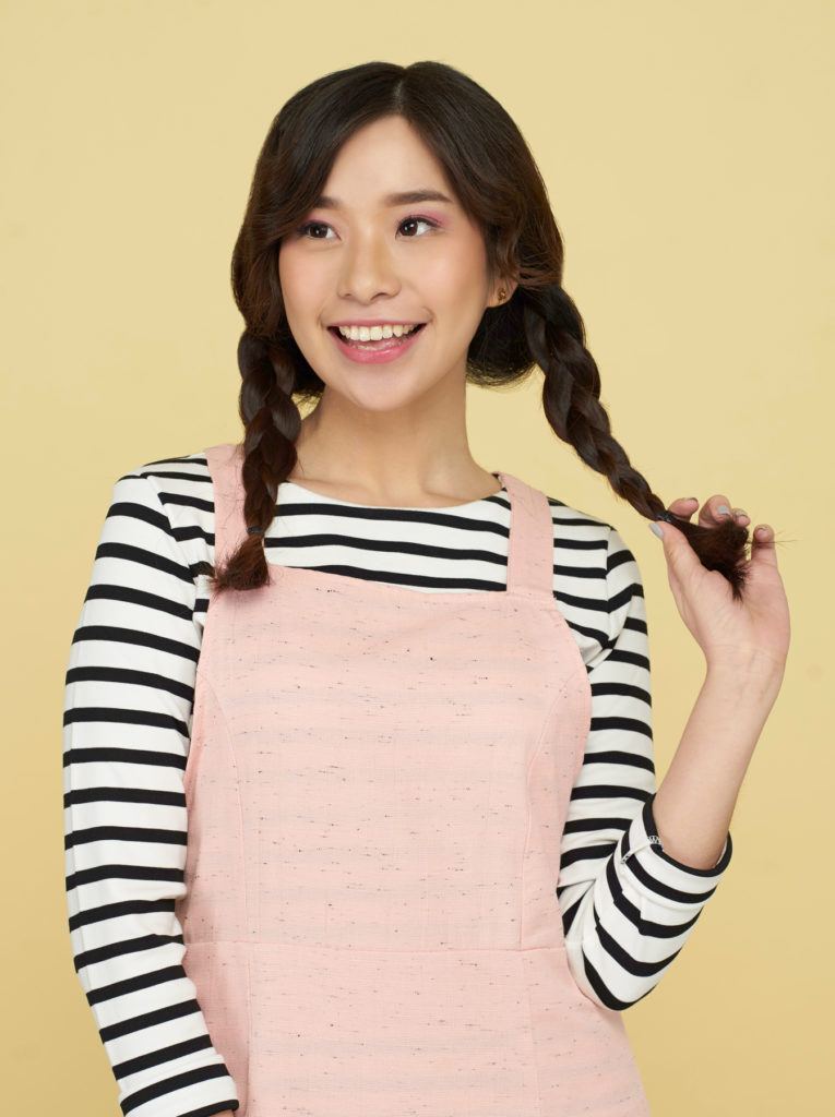 ผมเปีย ถักเปีย 2 ข้าง วิธีถักเปีย ทรงผมยาว