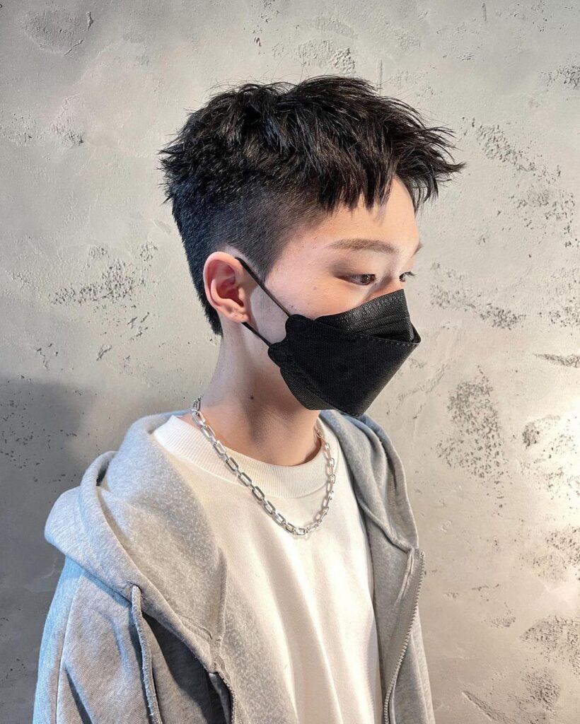 ทรงผมทหารเกาหลีผมตั้ง