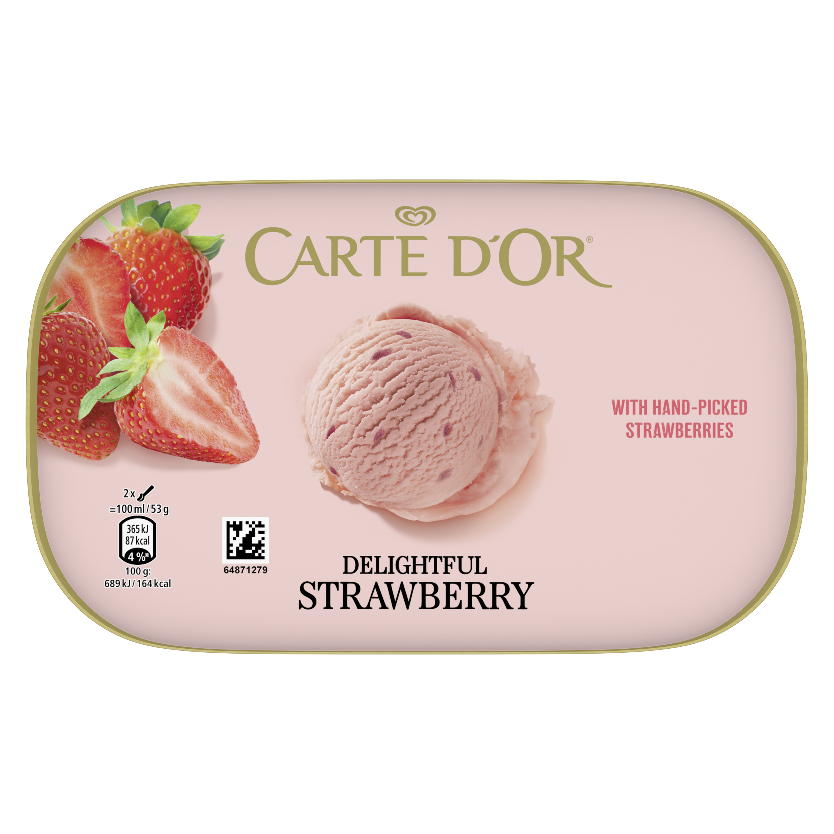 Carte D'Or Delightful Strawberry 900ml packshot