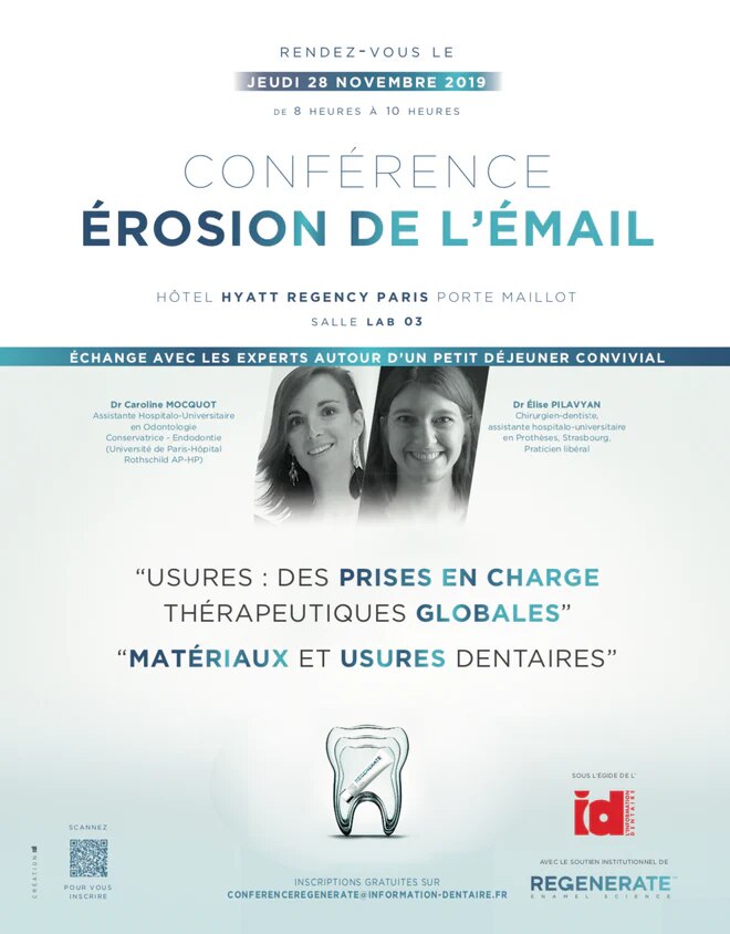 CONFÉRENCE ÉROSION DE L'ÉMAIL