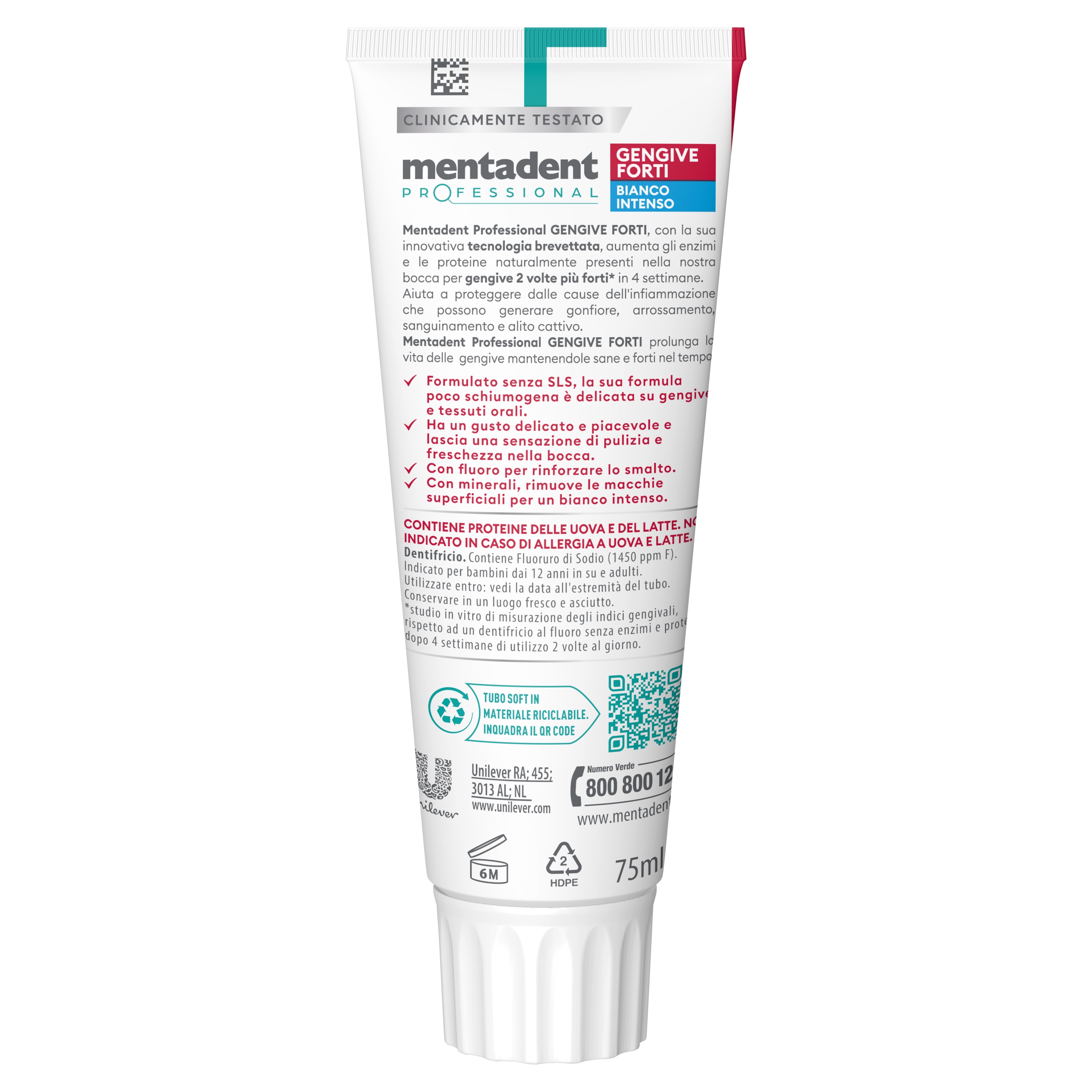 MENTADENT Professional Gengive Forti Bianco Intenso