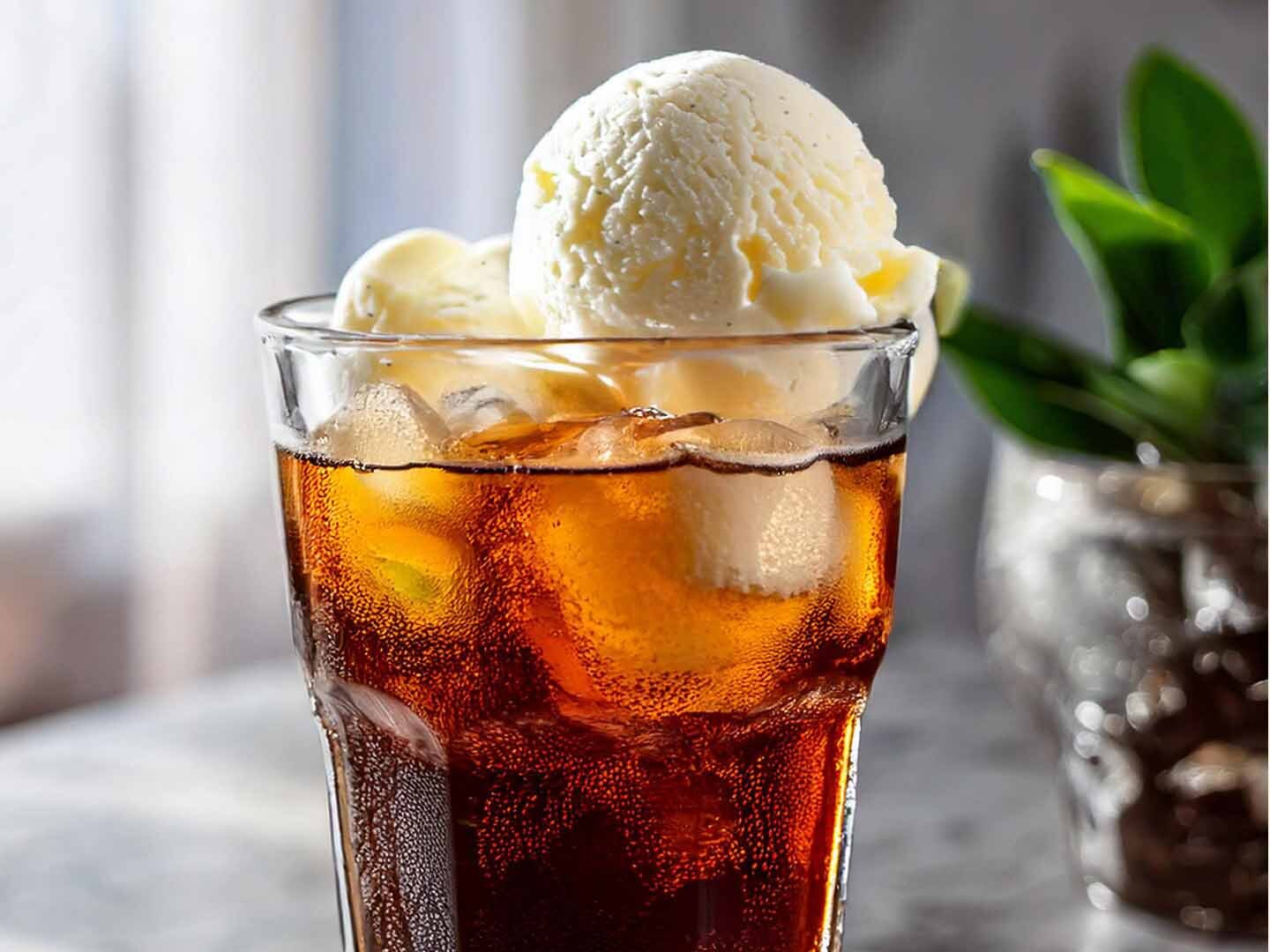 Vanilla Ice Cream Float Recipe