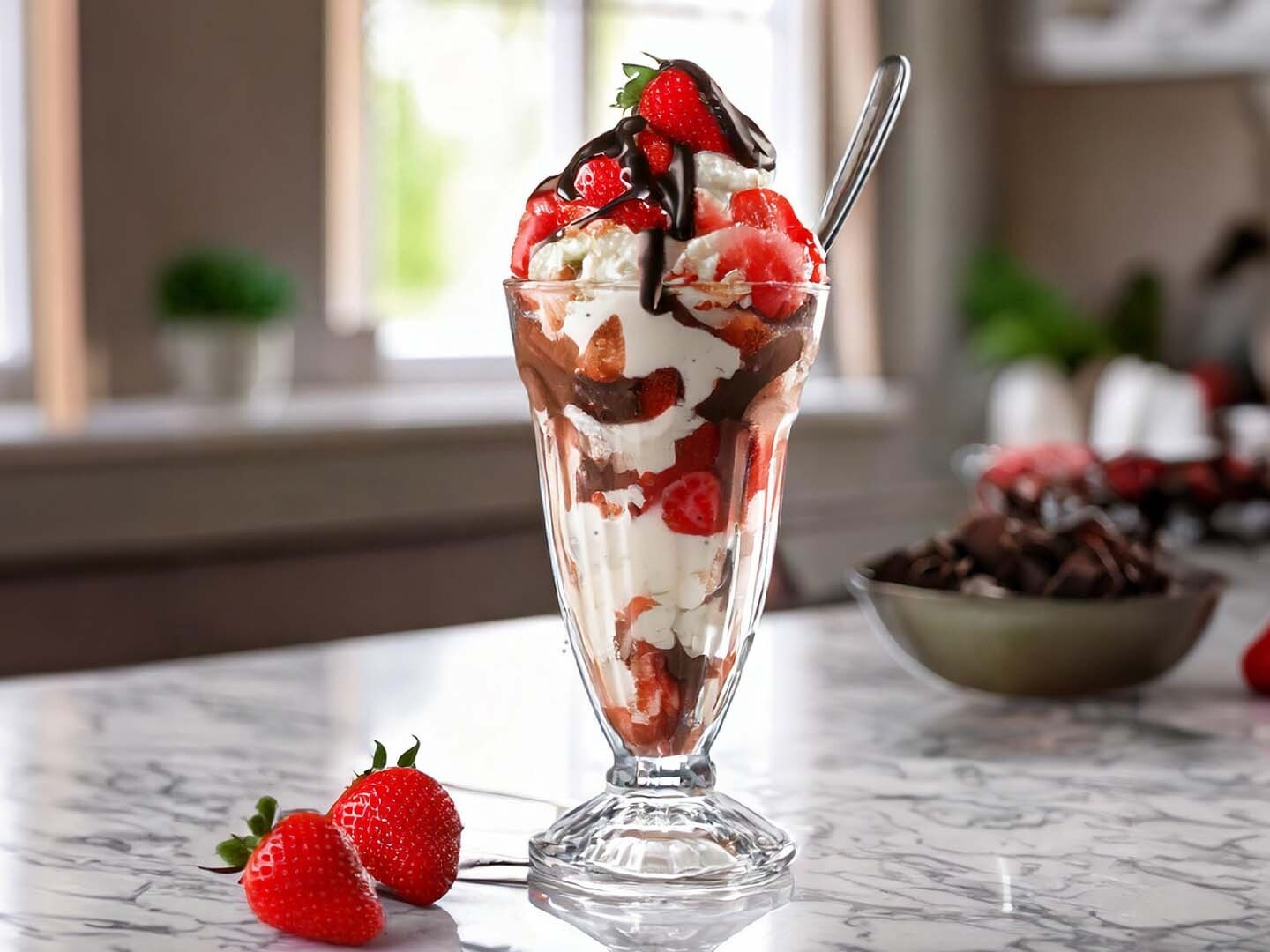 Vanilla Ice Cream Sundae Recipe