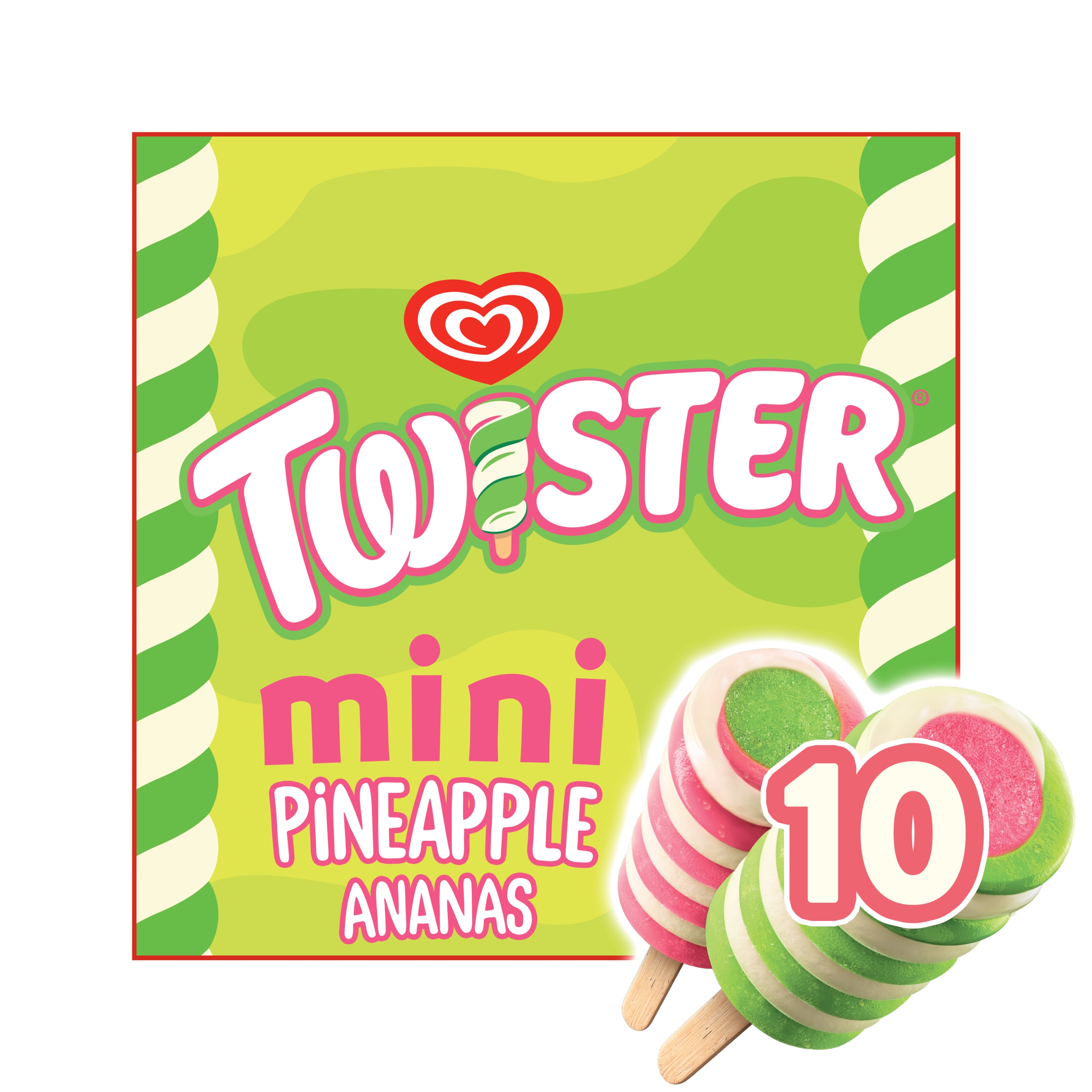 Twister Mini Pineapple XL 10er Pack 500 ml - Lusso Schweiz packshot