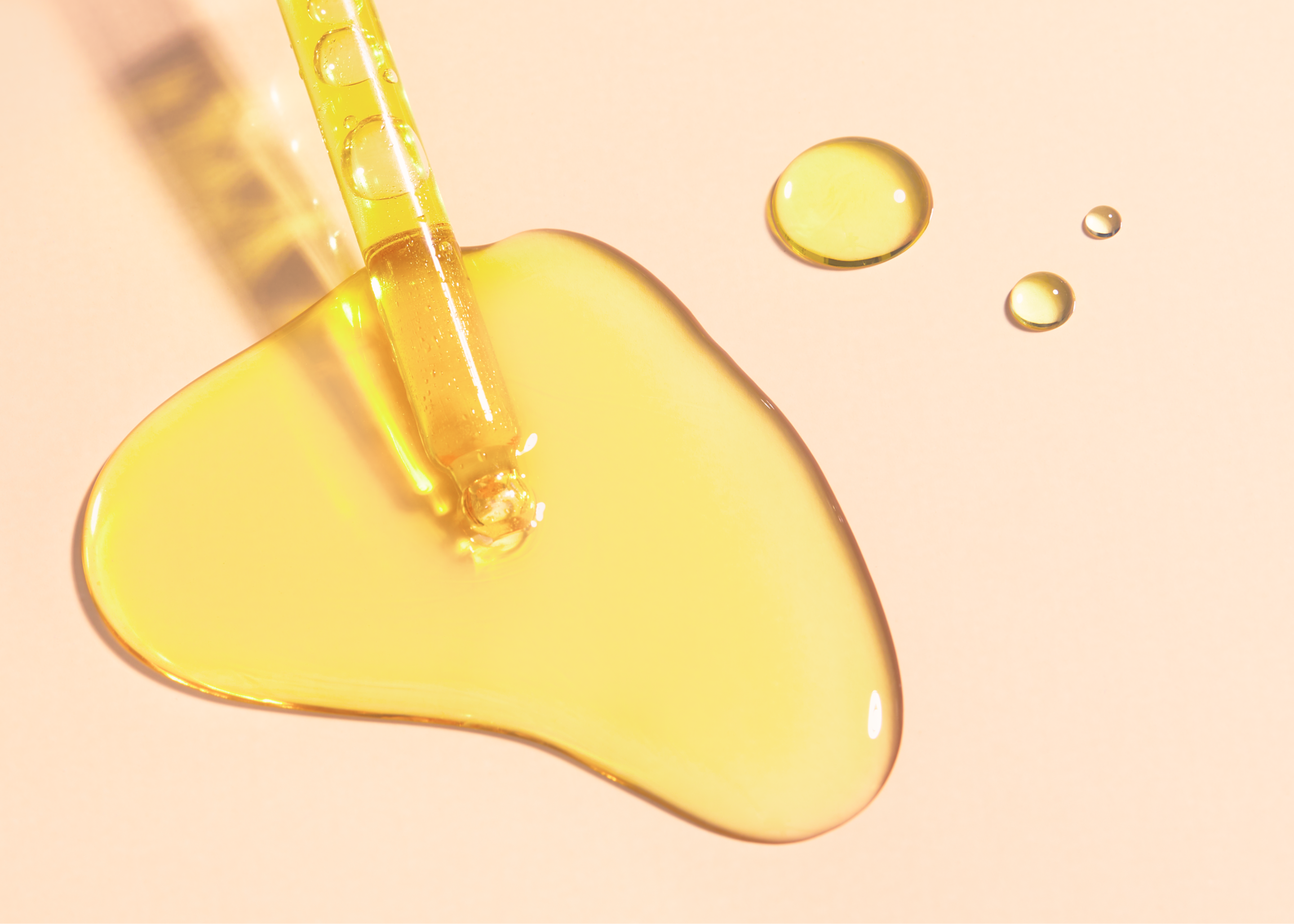 Orange background with yellow drops