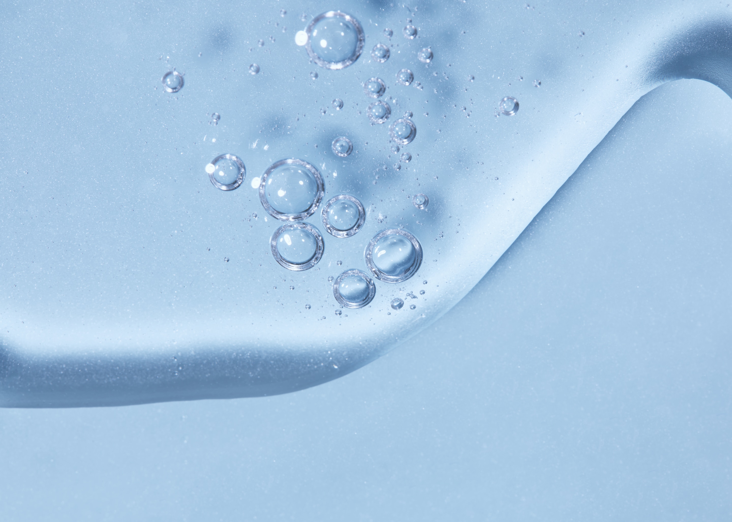 Blue background with blue drops