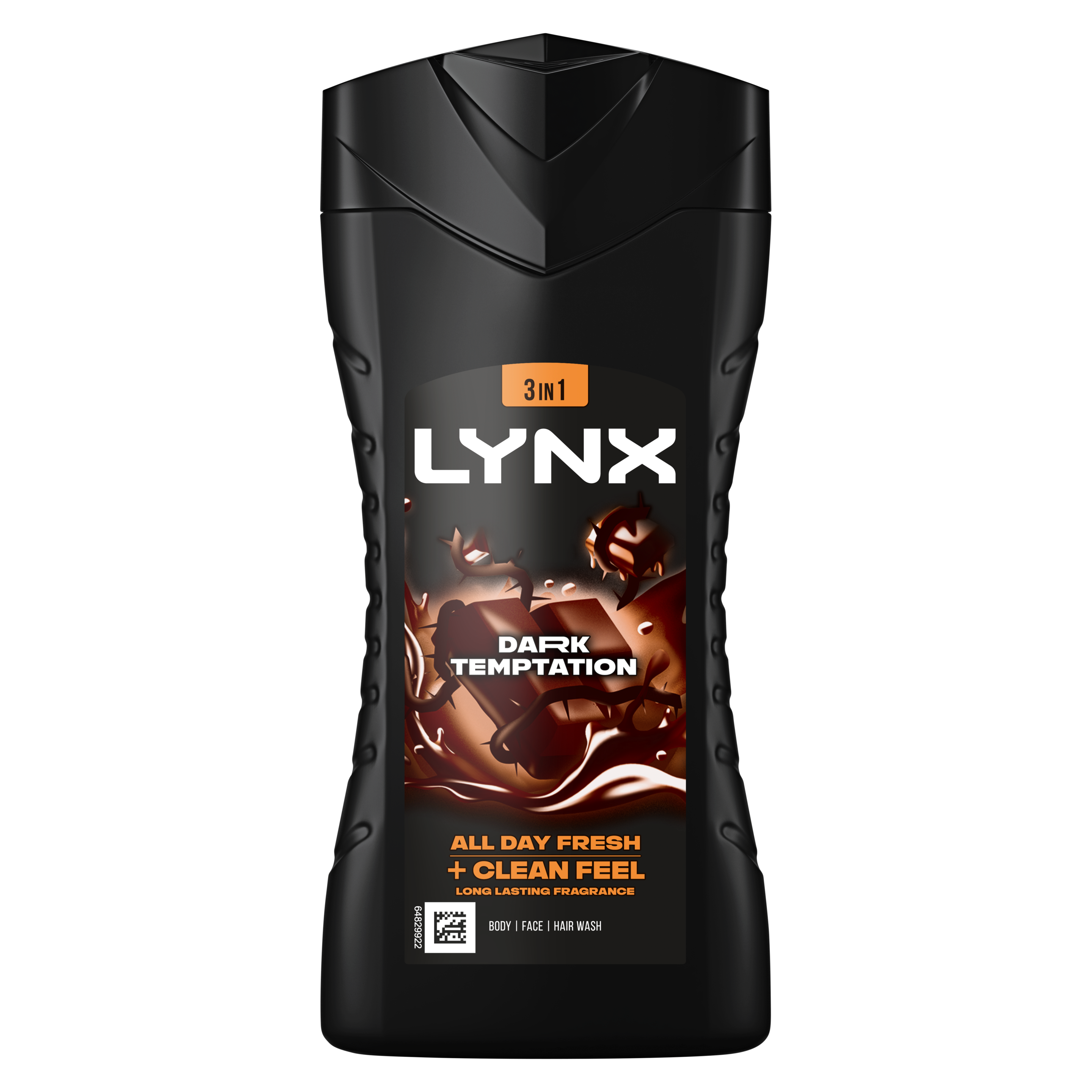 LYNX DARK TEMPTATION SHOWER GEL packshot