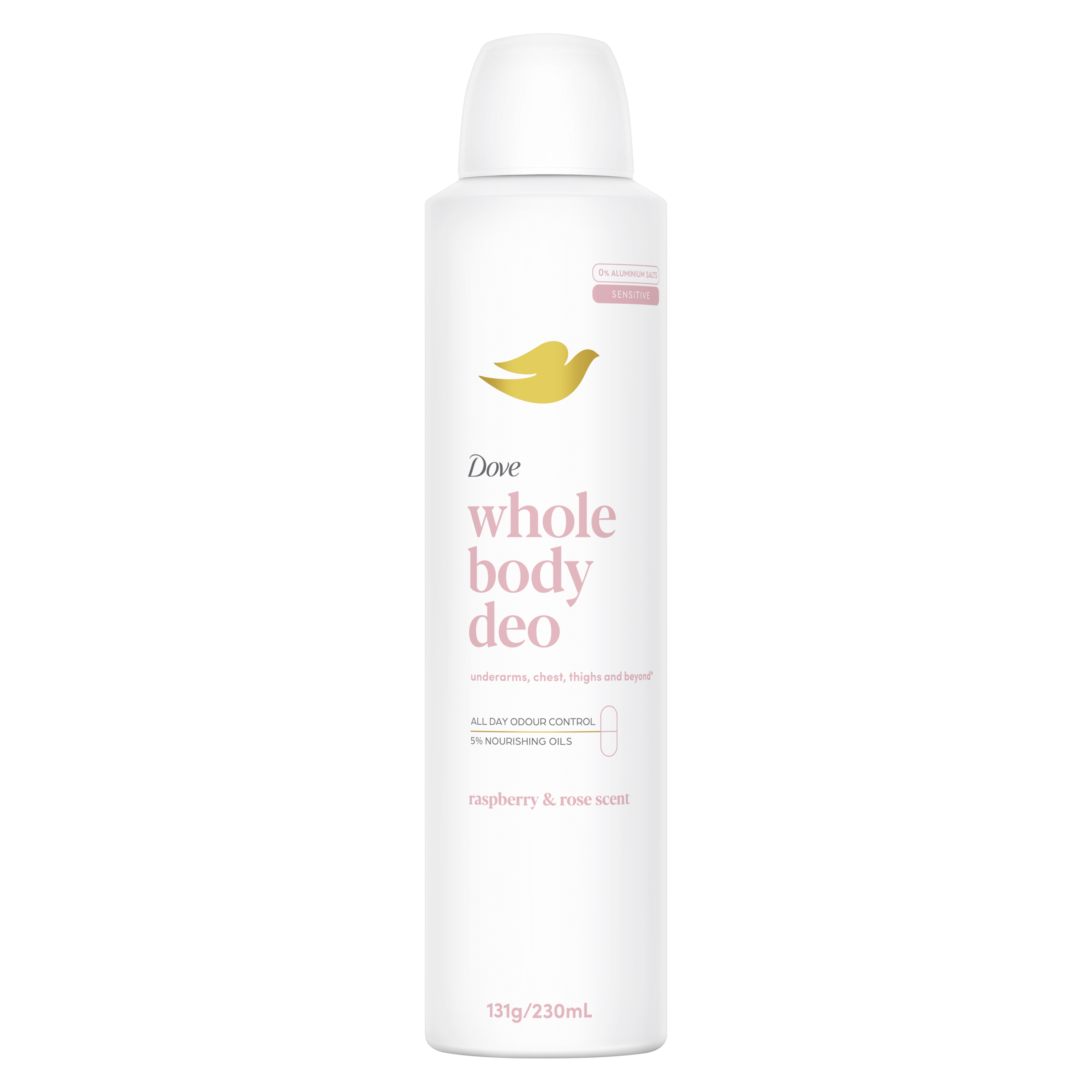 Women's Raspberry & Rose Whole Body Deodorant Aerosol 230mL