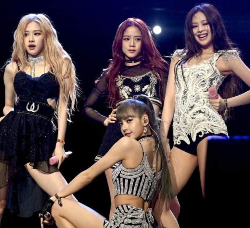 BLACKPINK performing at Coachella 2019.