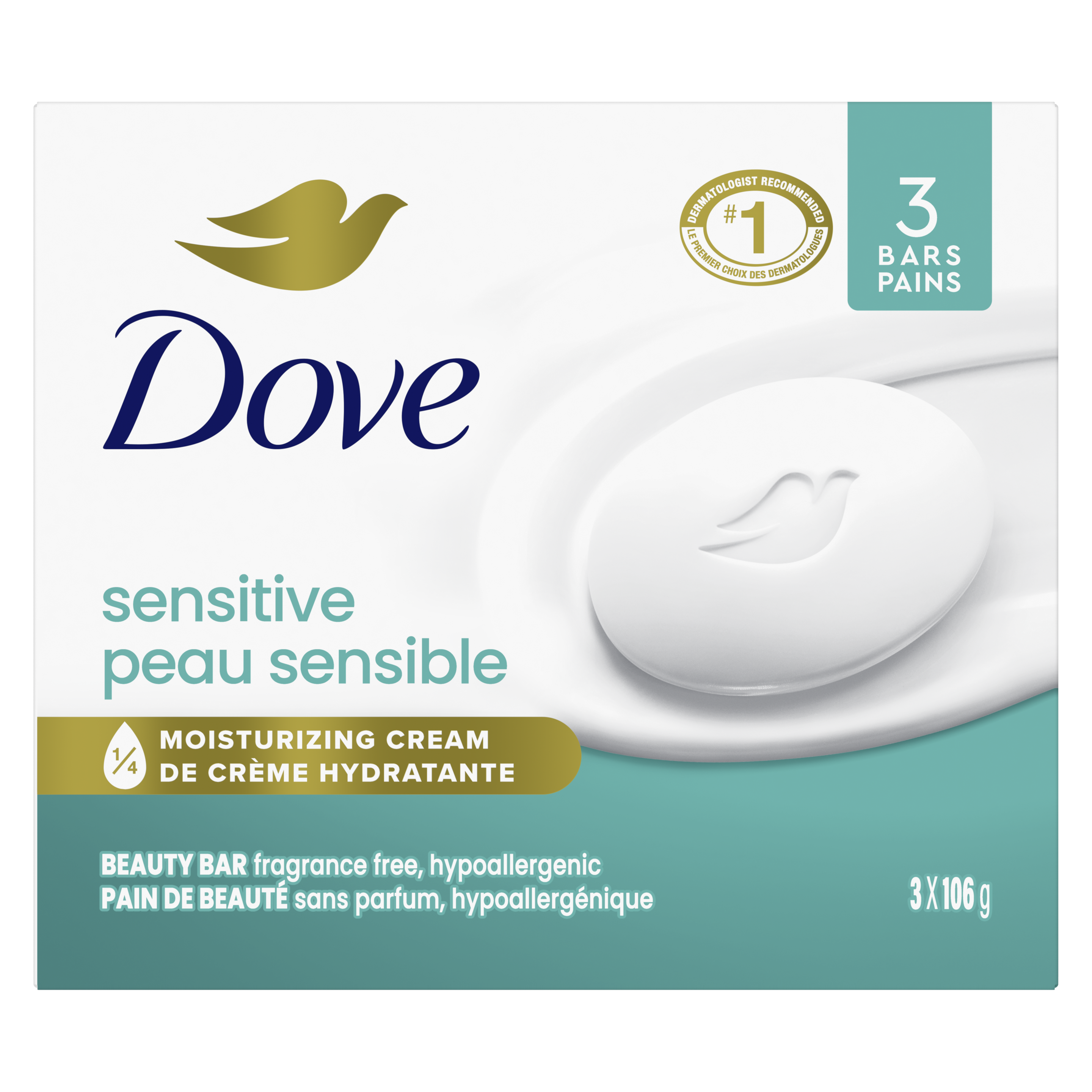 Sensitive Skin Beauty Bar 3x16g