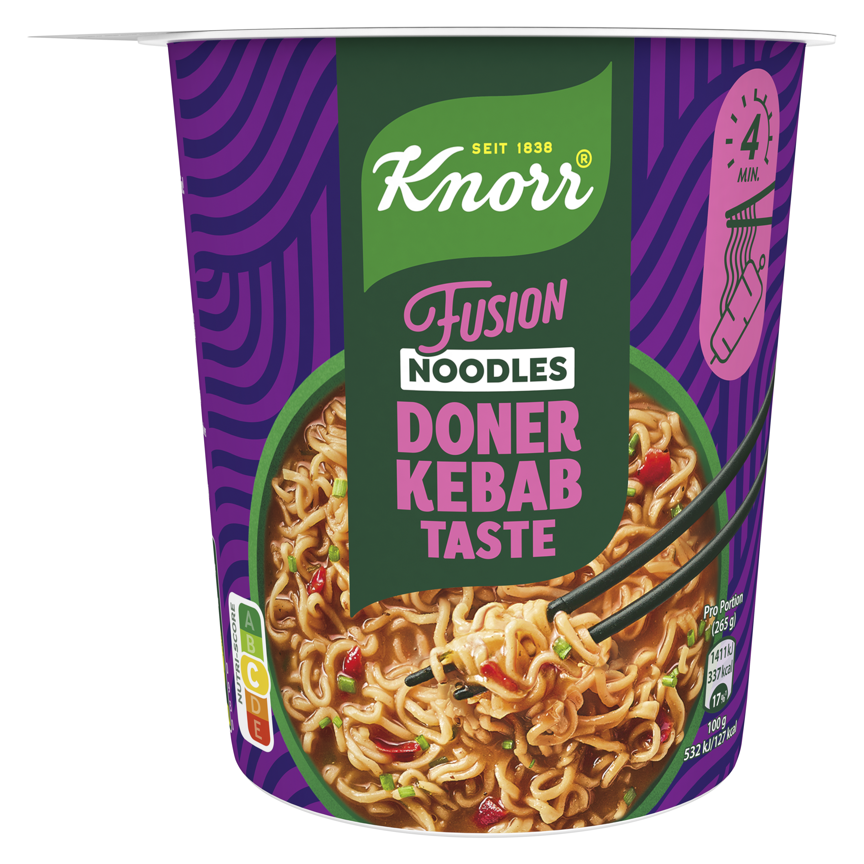Knorr Fusion Noodles Döner Kebab Taste 80g Becher