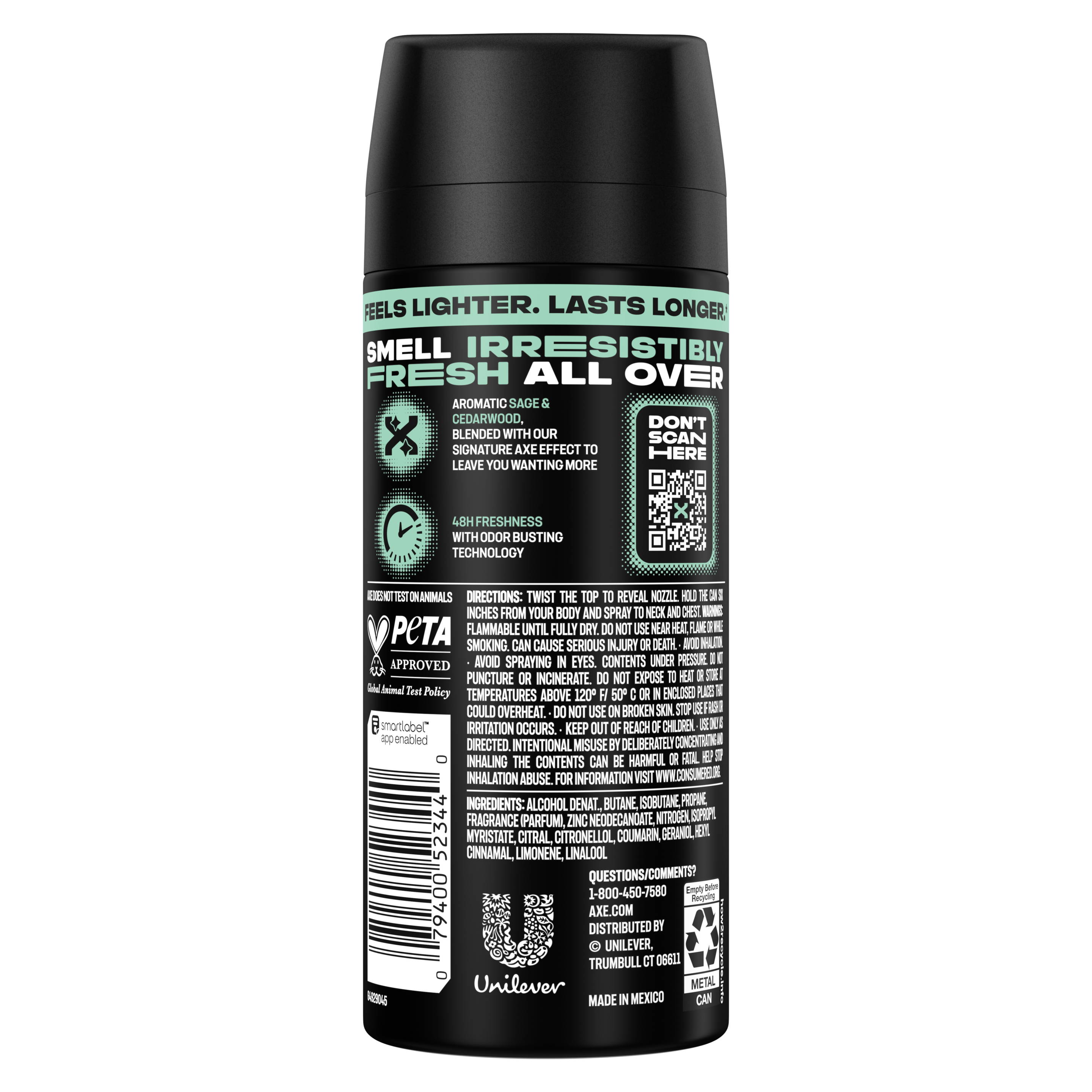 Apollo Body Spray Back