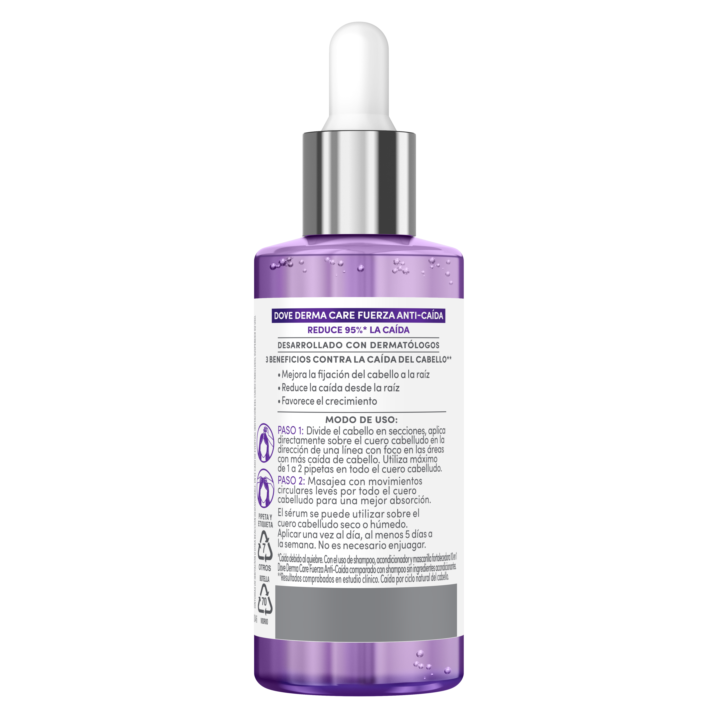 Serum capilar Dove Derma Care Fuerza Anti-caída 50 ml