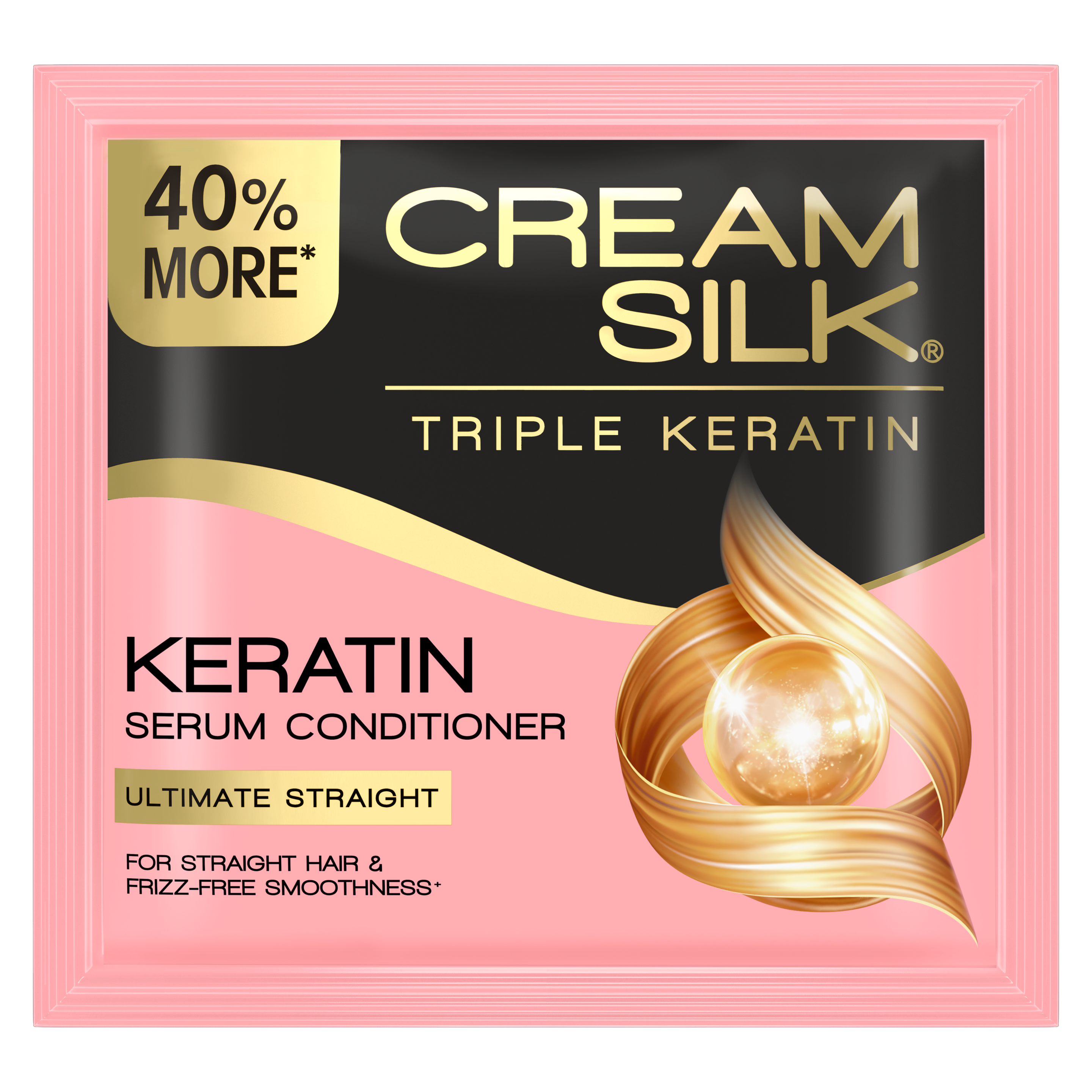 Cream Silk Triple Keratin Serum Conditioner Ultimate Straight