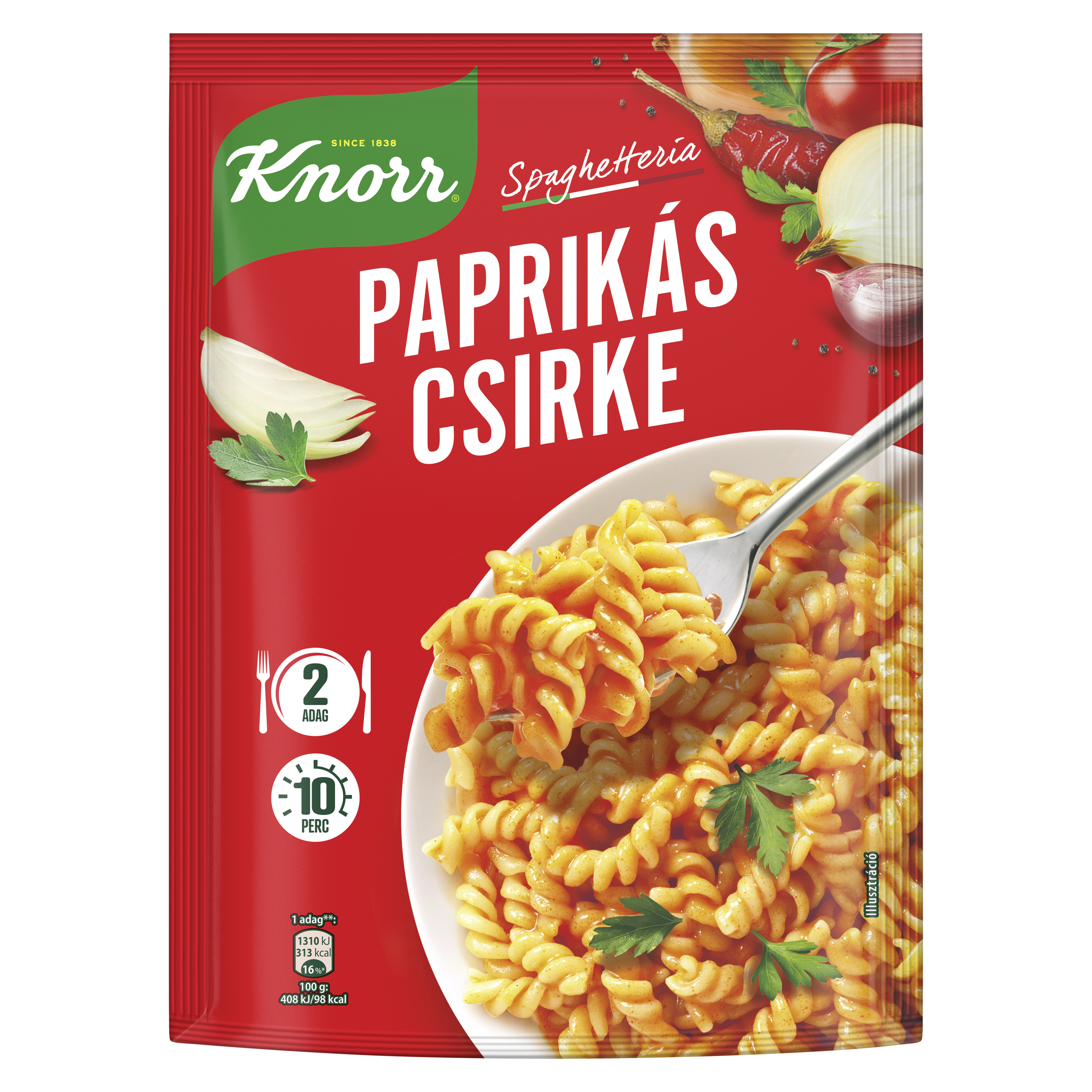 Knorr Tésztás készétel paprikás csirkés szószban