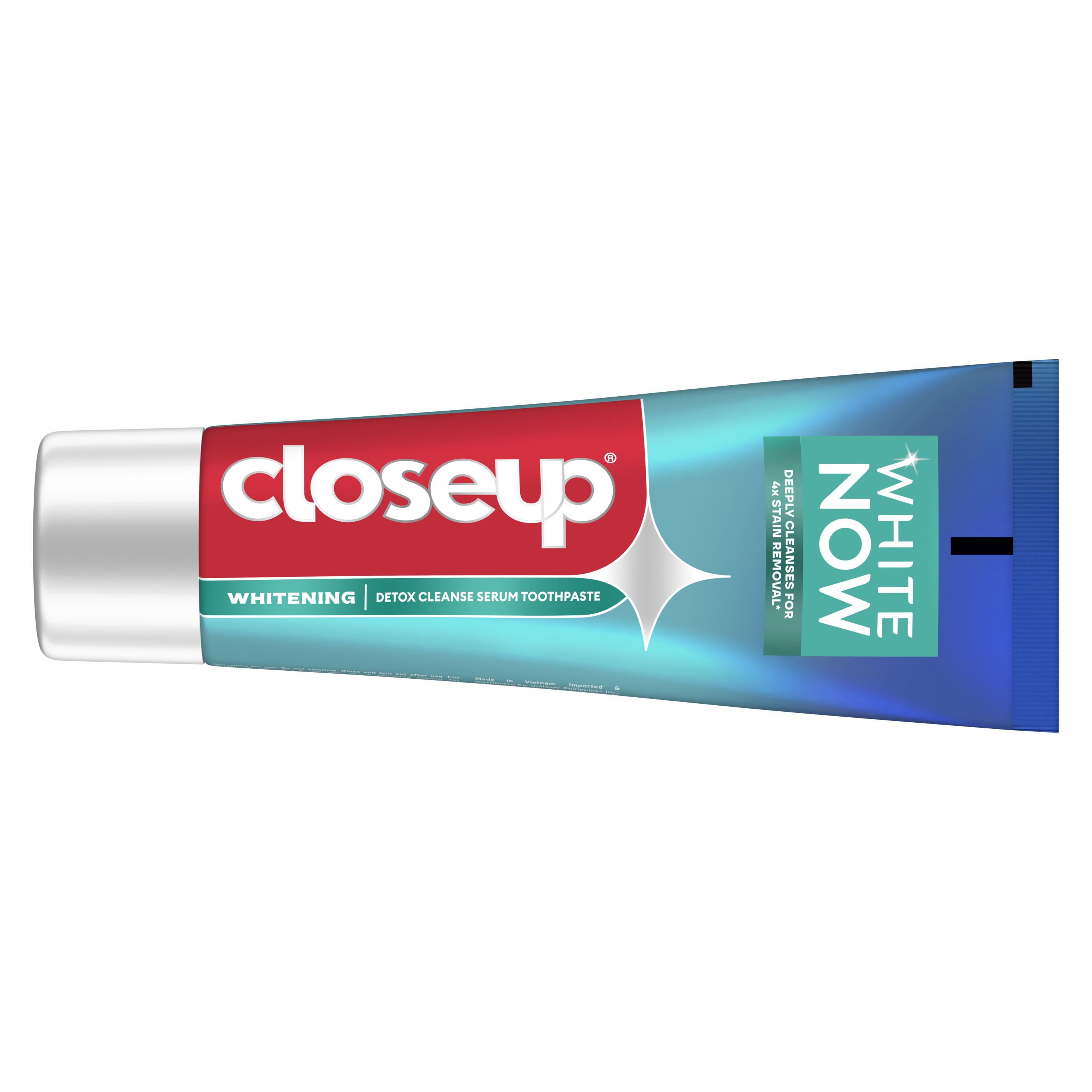Closeup White Now Detox Cleanse Serum Toothpaste packshot