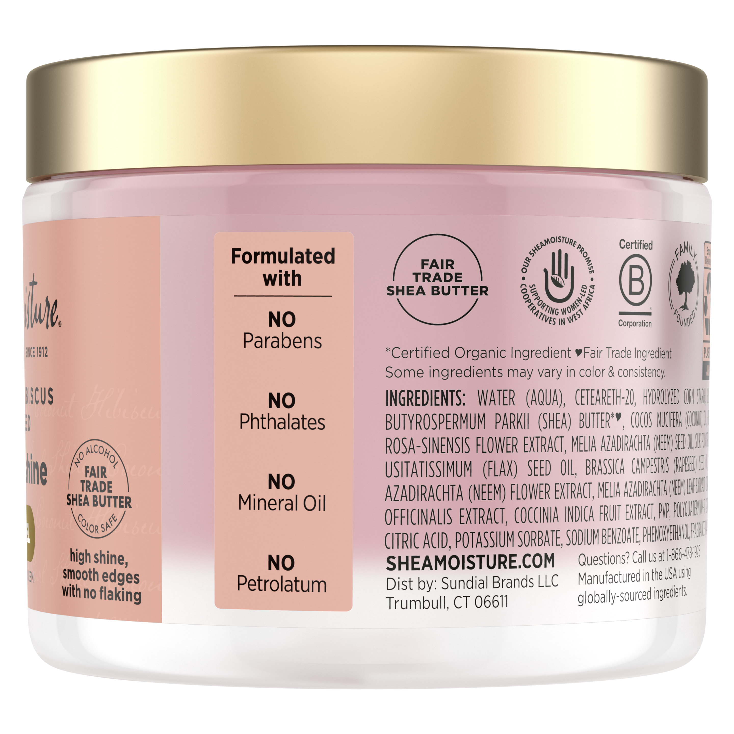 Coconut & Hibiscus Edge Gel  35 oz