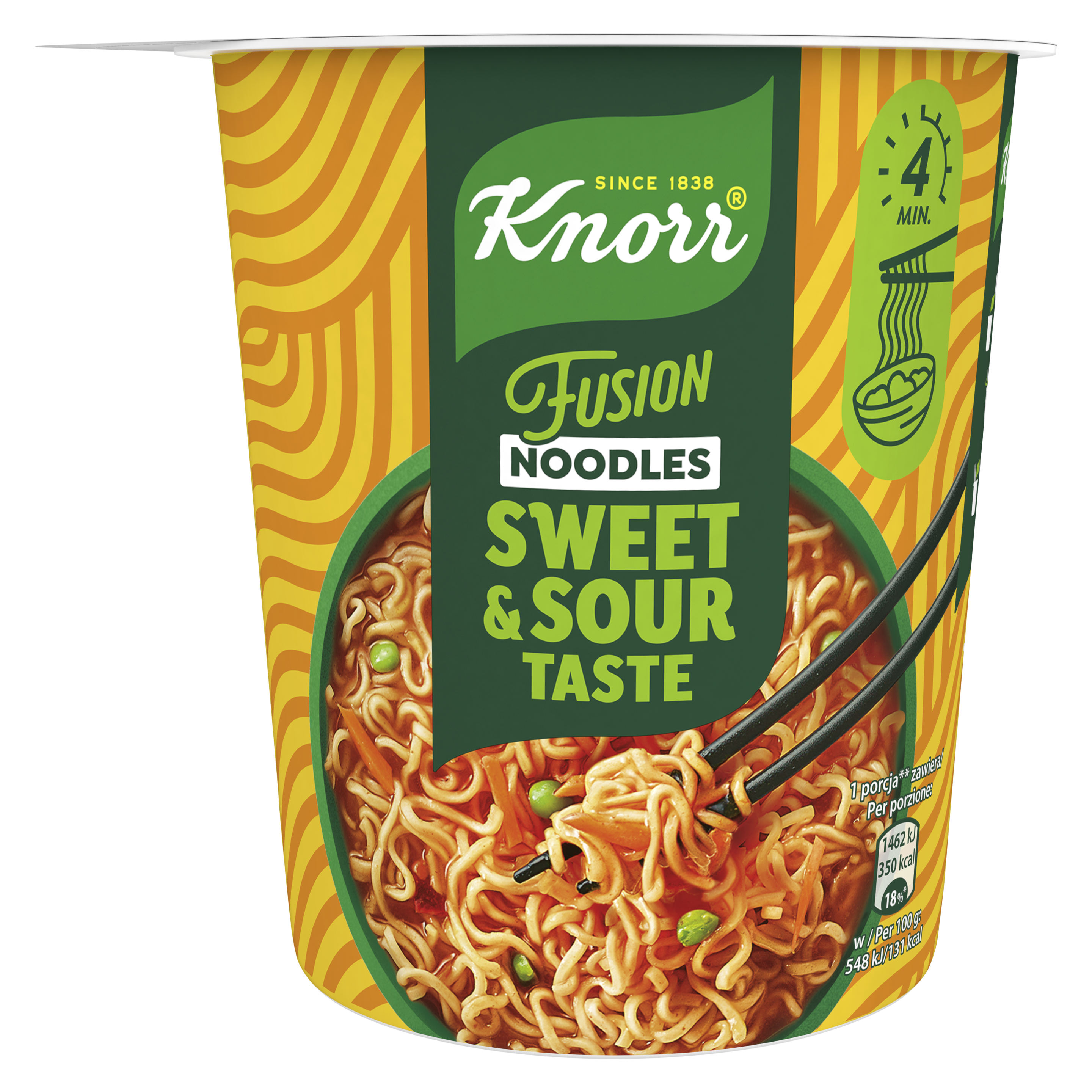 Knorr Fusion Noodles Sweet & Sour Taste packshot
