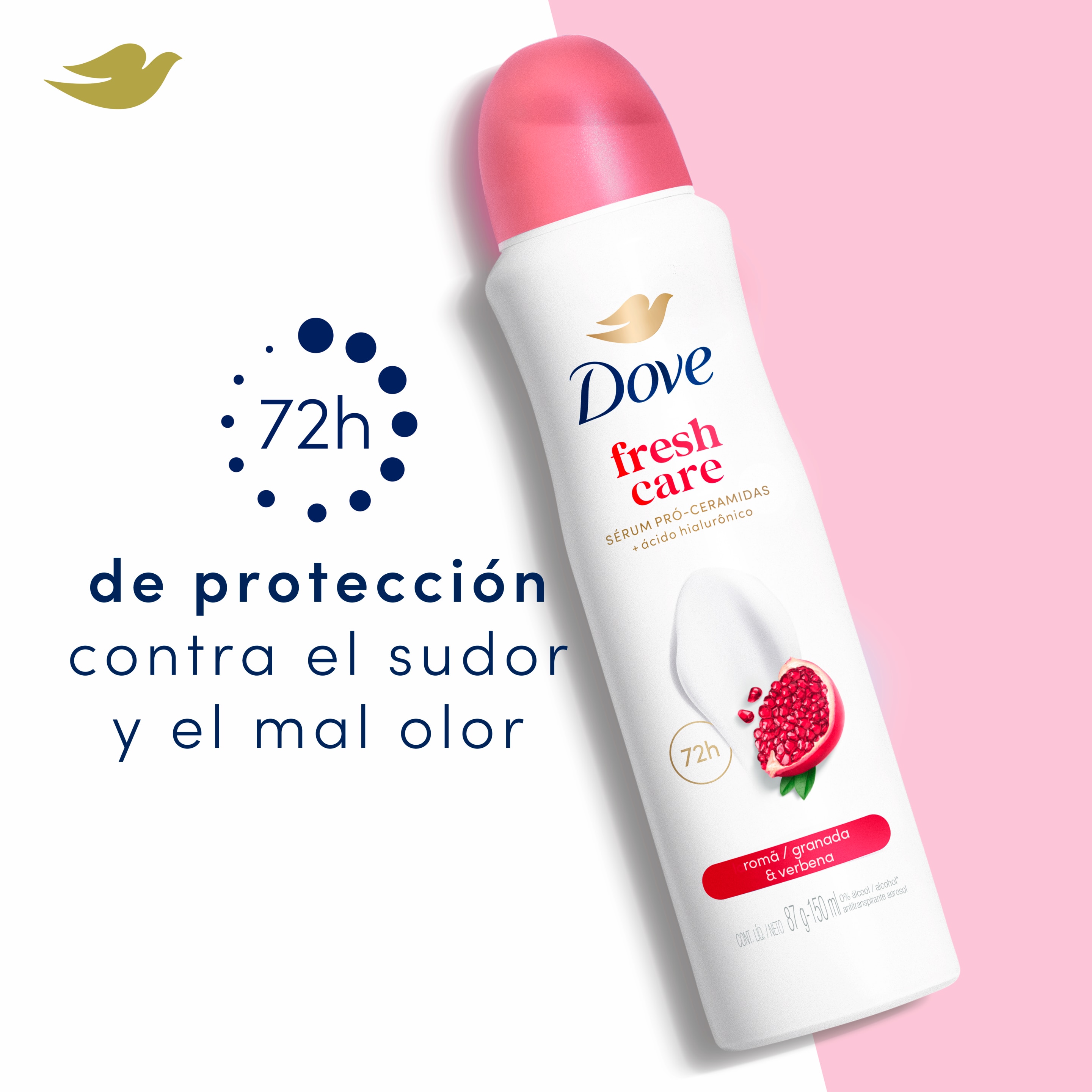 Antitranspirante en Aerosol Fresh Care Granada y Verbena