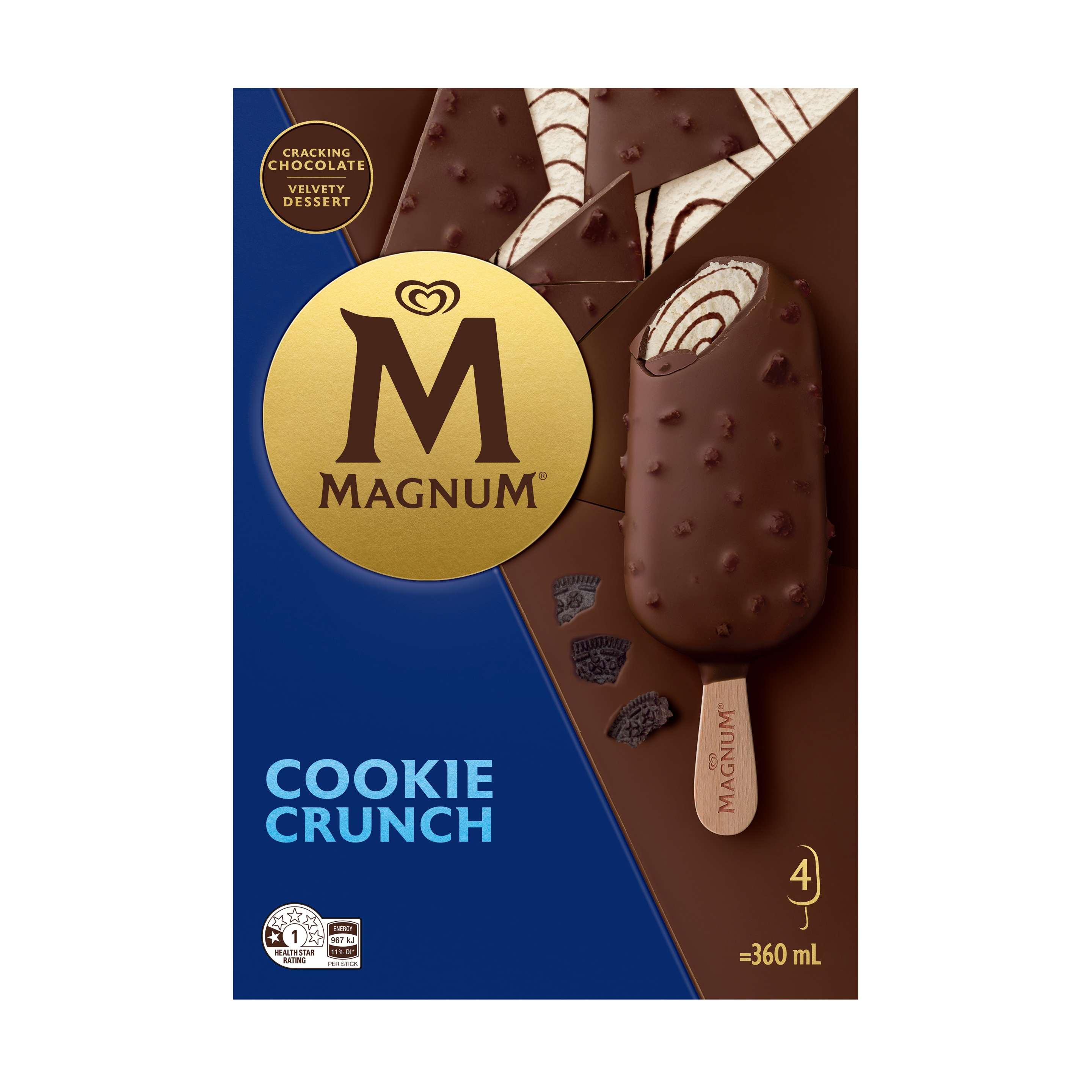 Magnum Cookie Crunch Multipack x4