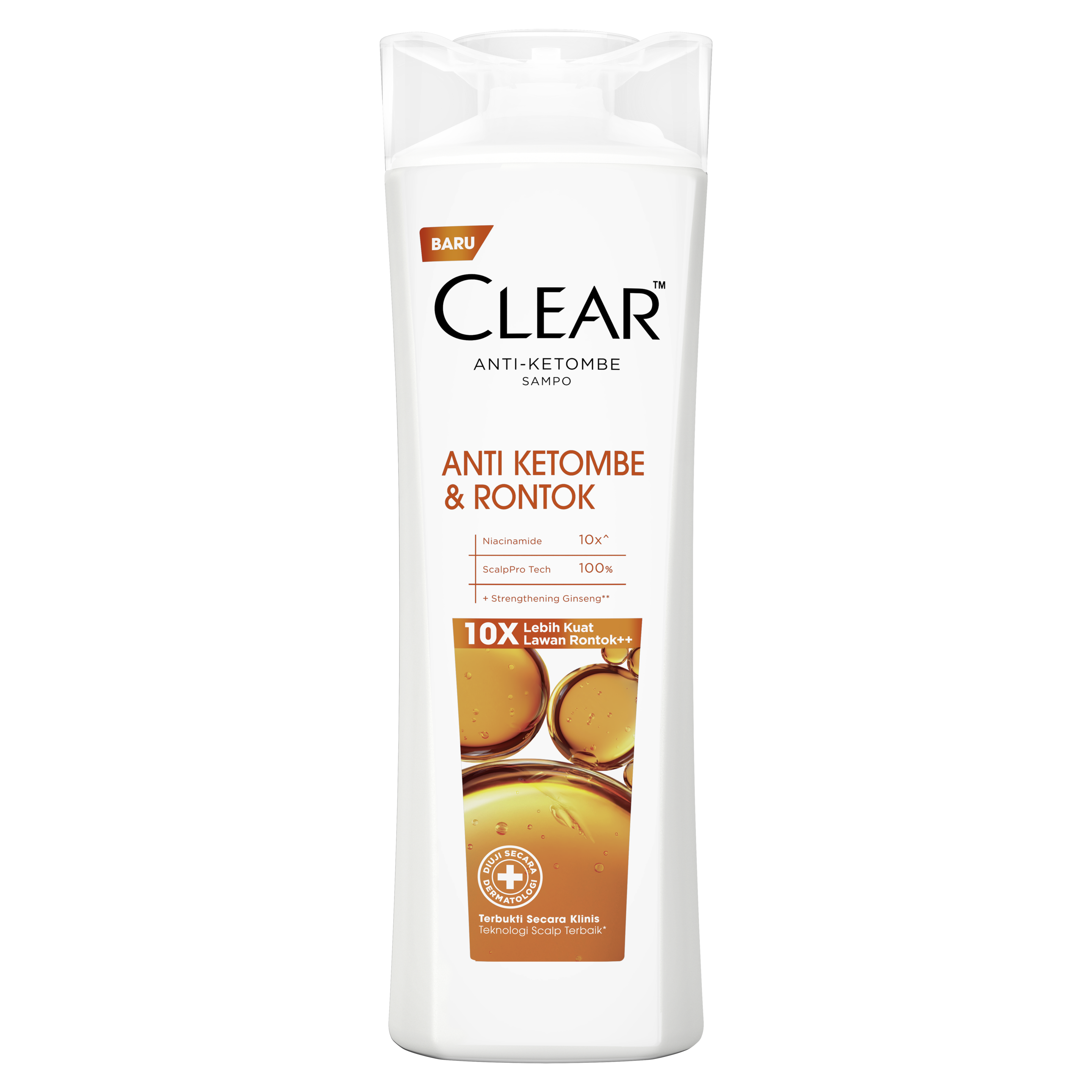 CLEAR Anti Ketombe & Rambut Rontok - Rambut 10X Lebih Kuat 300ml
