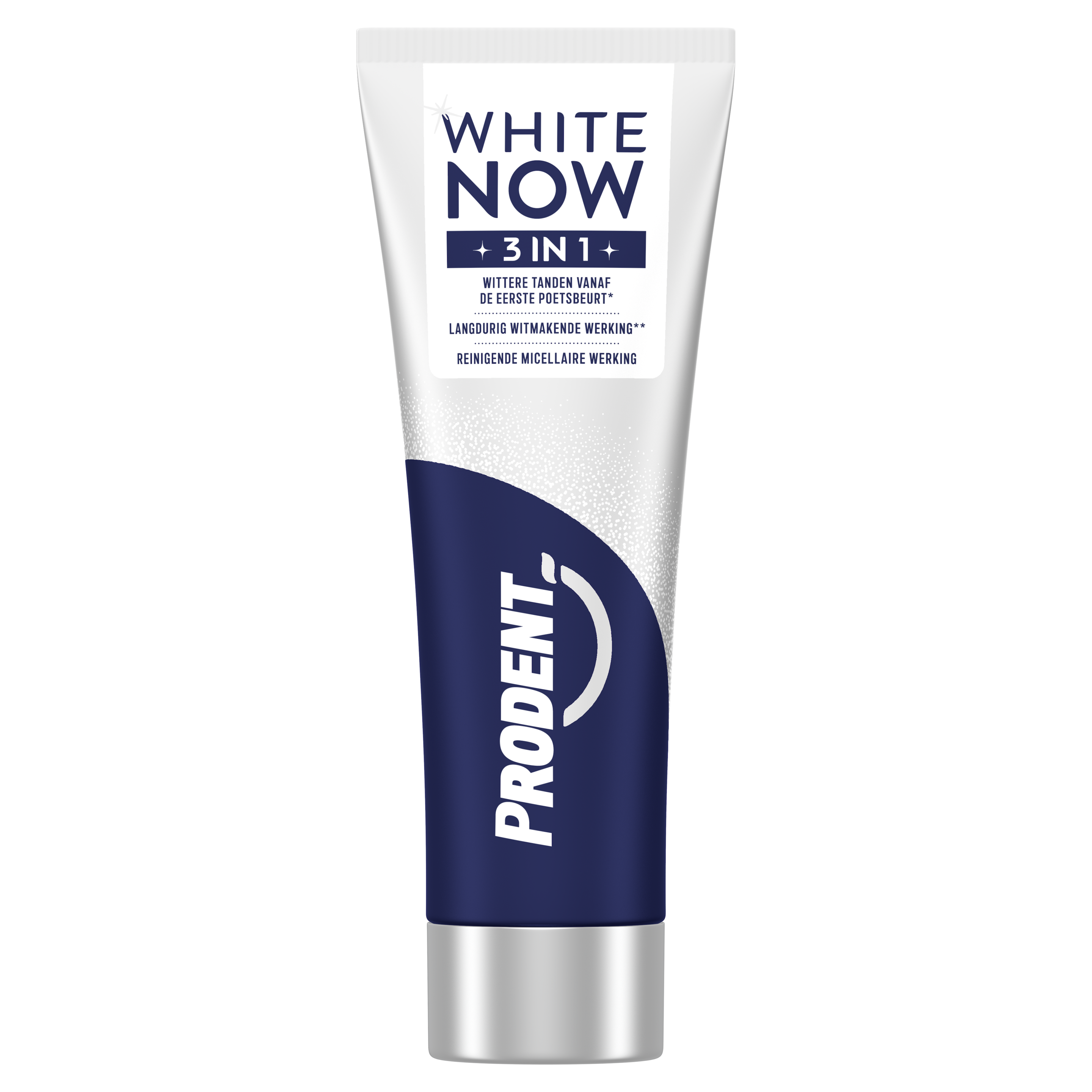 Prodent White Now 3-in-1 75ml - Voorkant tube packshot