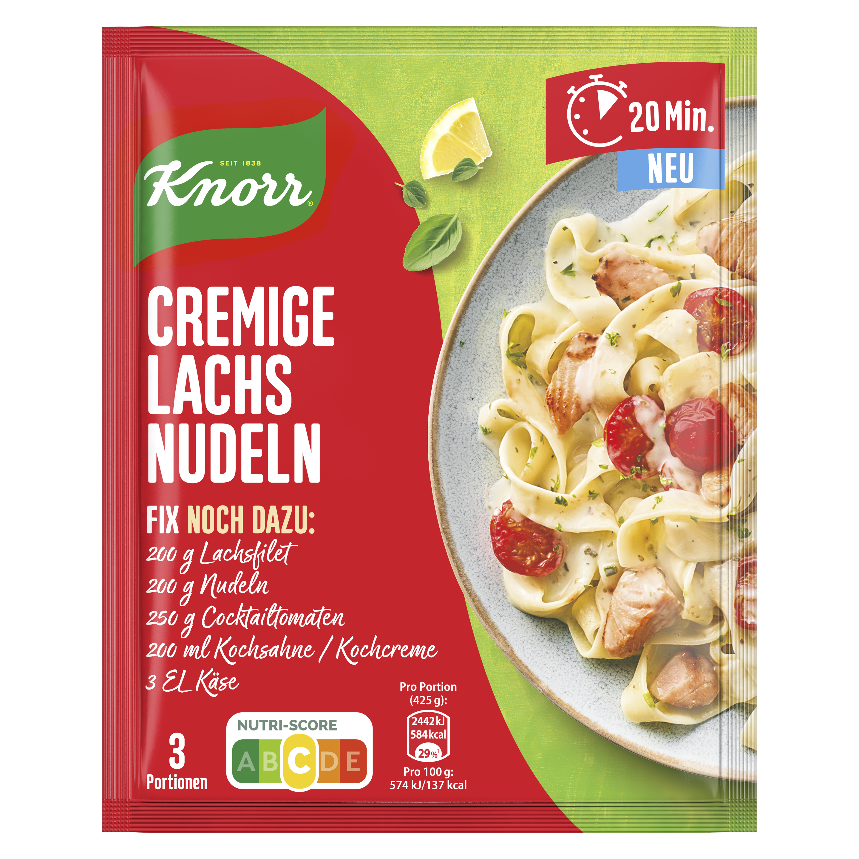 Knorr Fix Cremige Lachs Nudeln 30 g