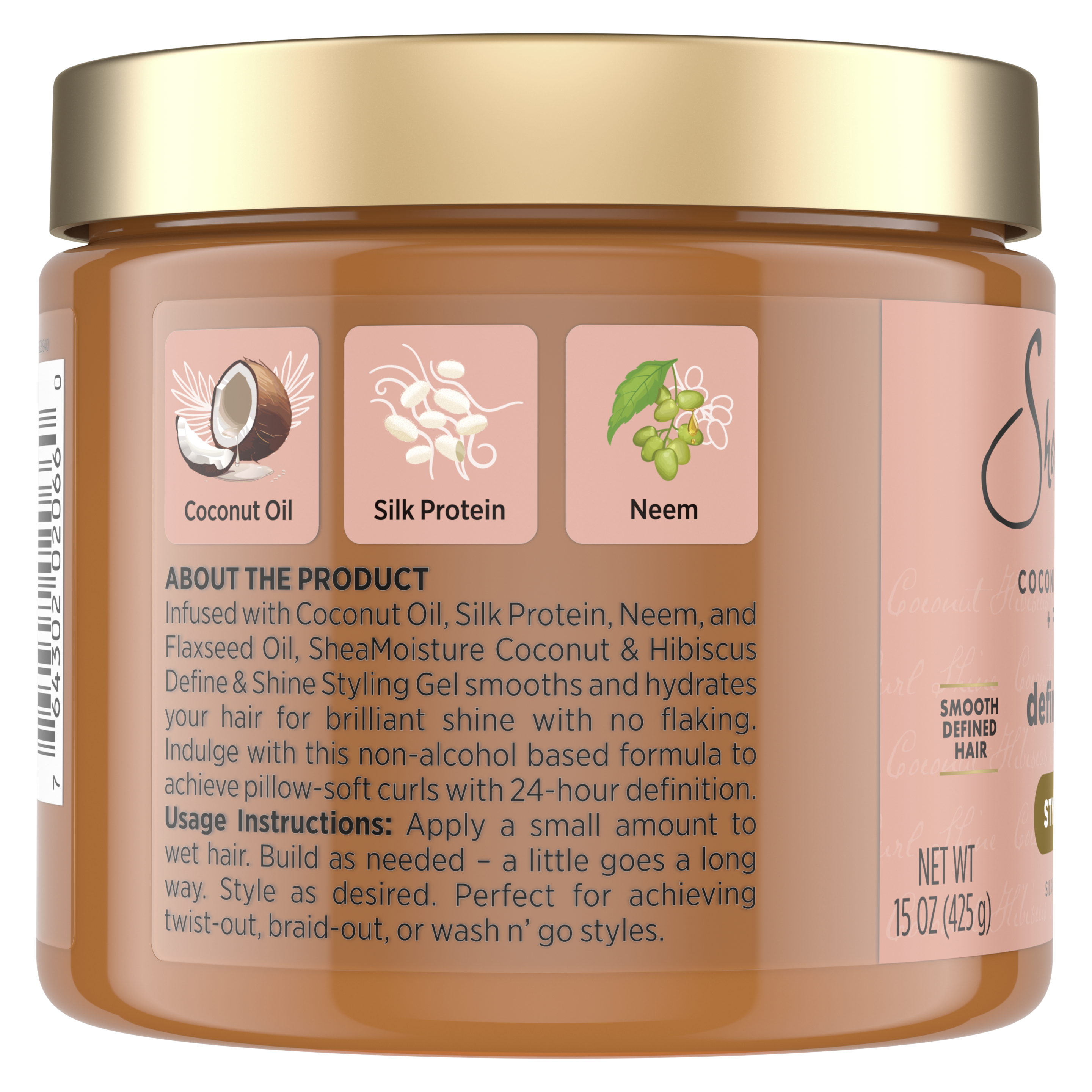 Coconut & Hibiscus Defining Styling Gel 15 oz