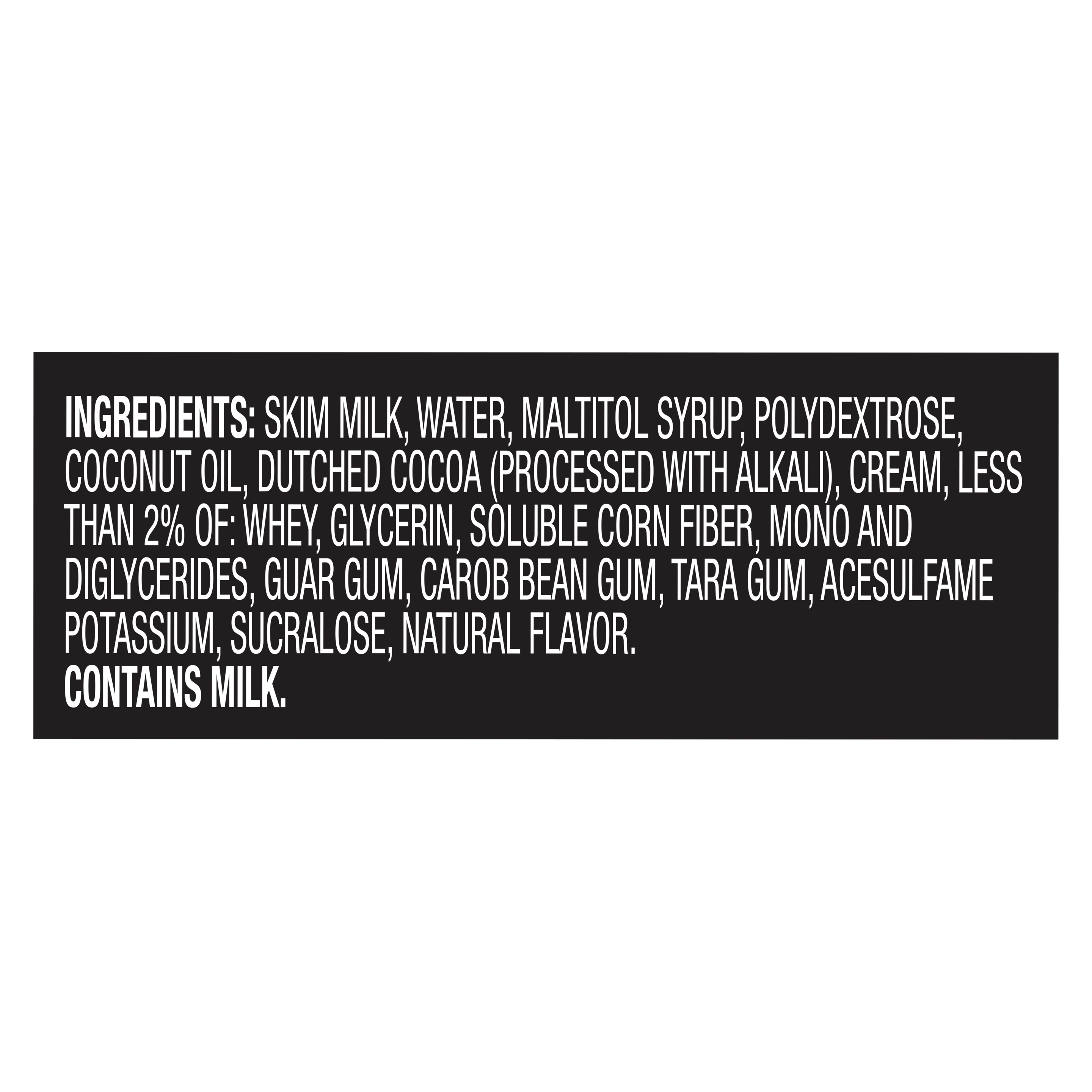 A 6 pack carton of Breyers® CarbSmart™ Fudge Bar Nutritional Panel
