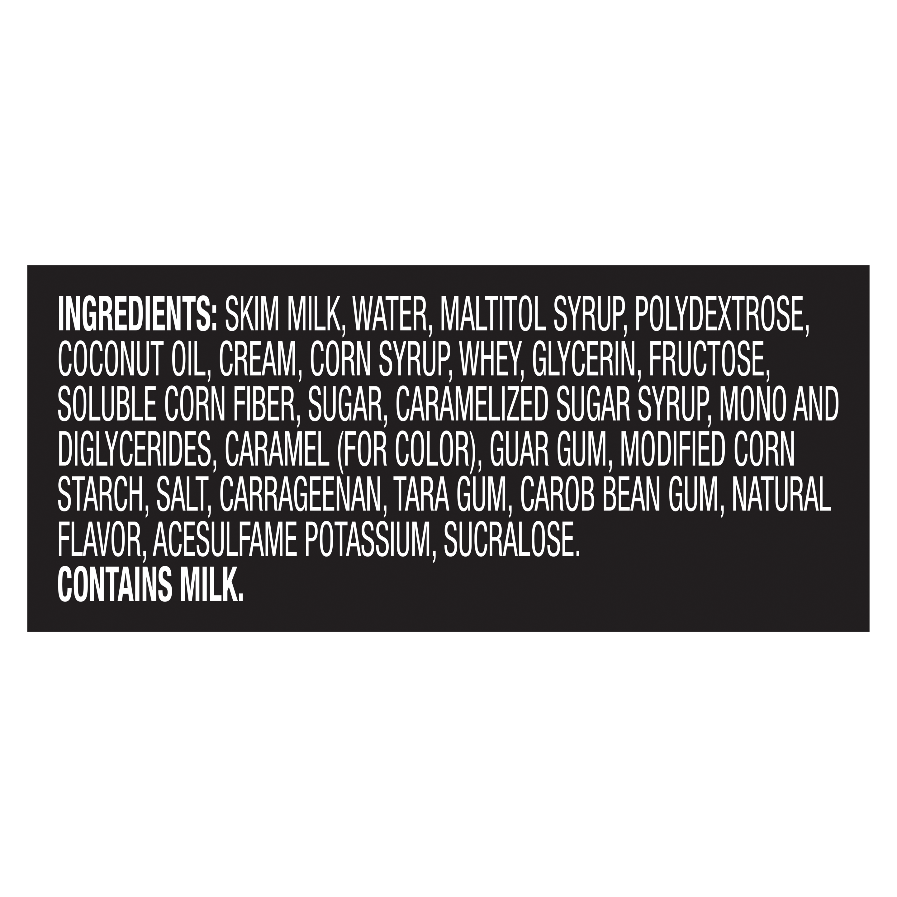 A 6 pack carton of Breyers® CarbSmart™ Caramel Swirl BarsNutritional Panel