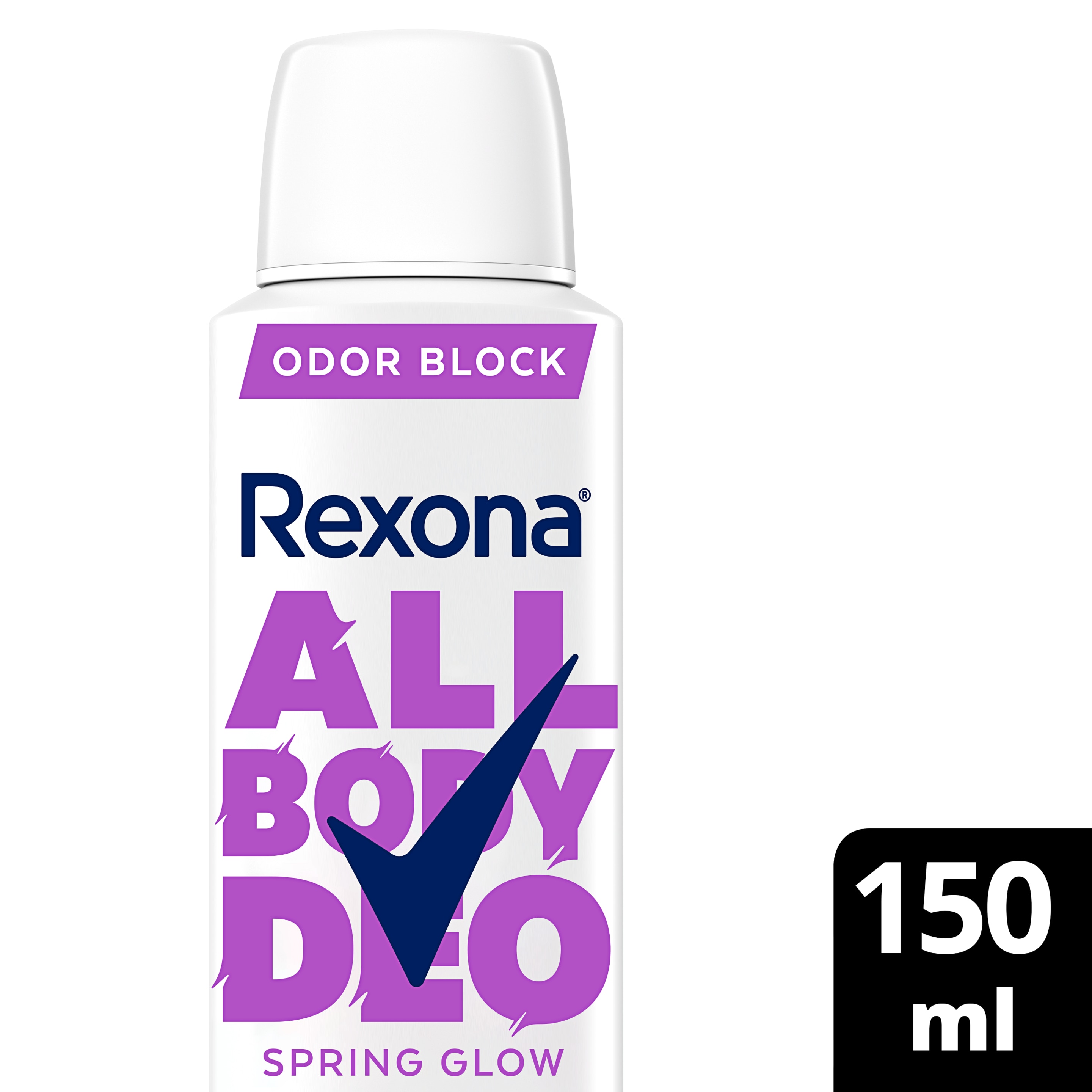 Desodorante Corporal Aerosol Feminino Rexona All Body Deo Spring Glow 150ml