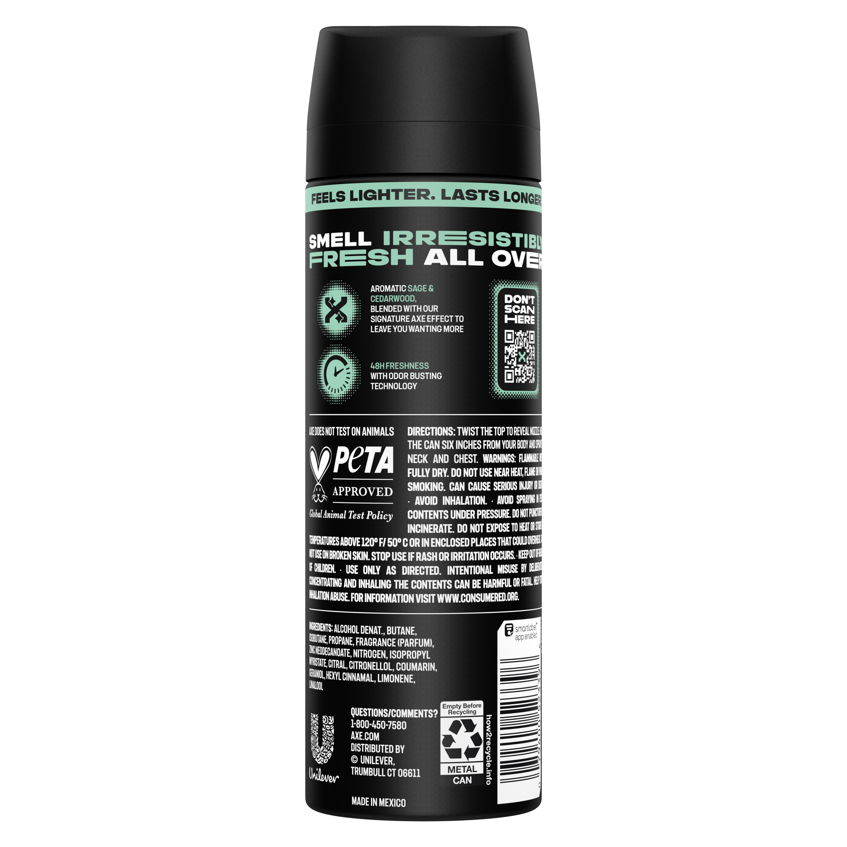 Apollo XL Deodorant Body Spray