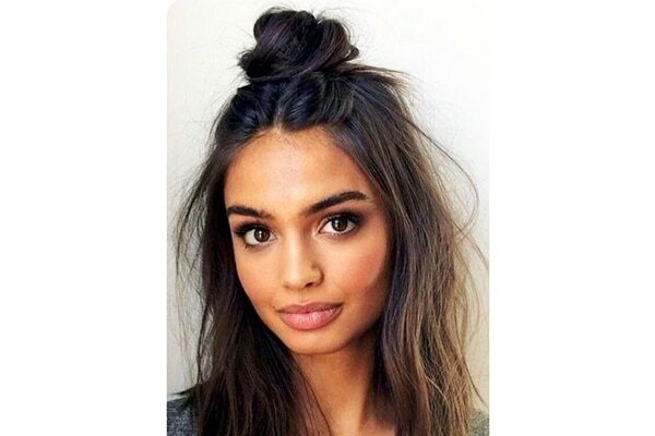 Double Dutch braid ponytail