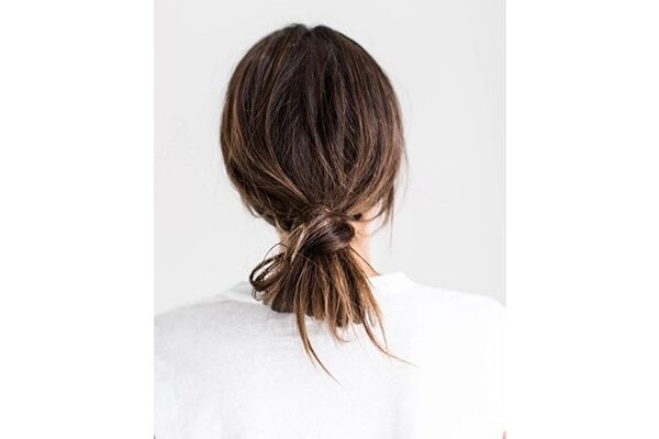 A bun half done