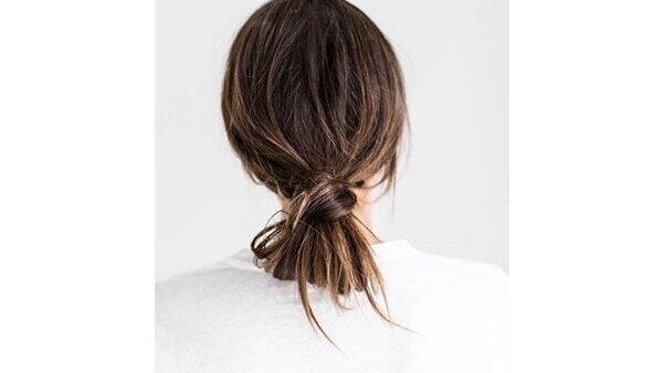 A bun half done