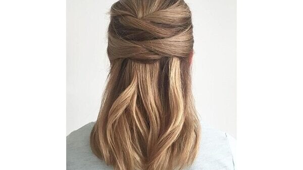 Wrapped hairdo