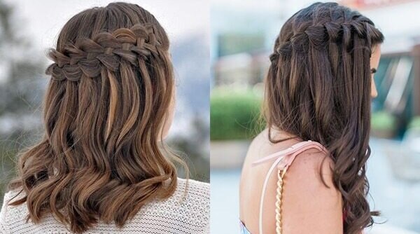 Amp Up Your Hair Game With These Stunning Waterfall Braids