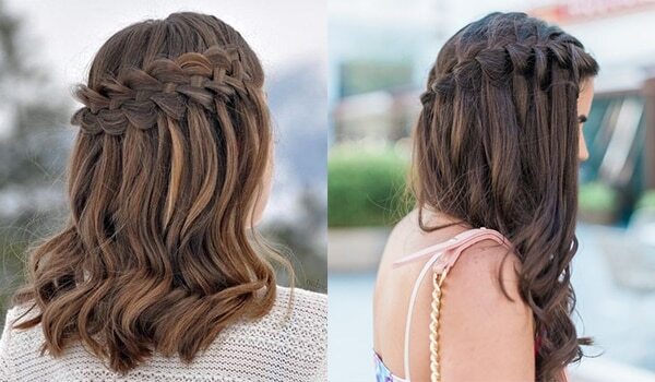Amp Up Your Hair Game With These Stunning Waterfall Braids