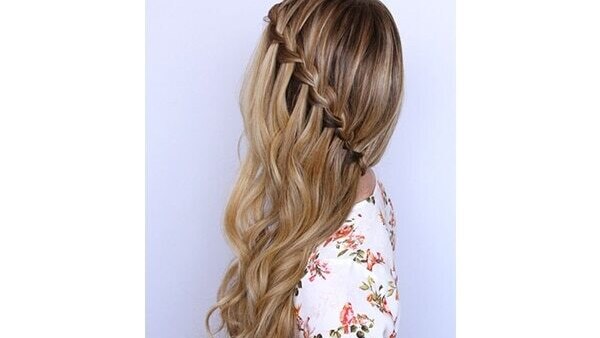 A step-by-step guide to ace a waterfall braid —