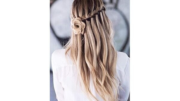 A step-by-step guide to ace a waterfall braid —